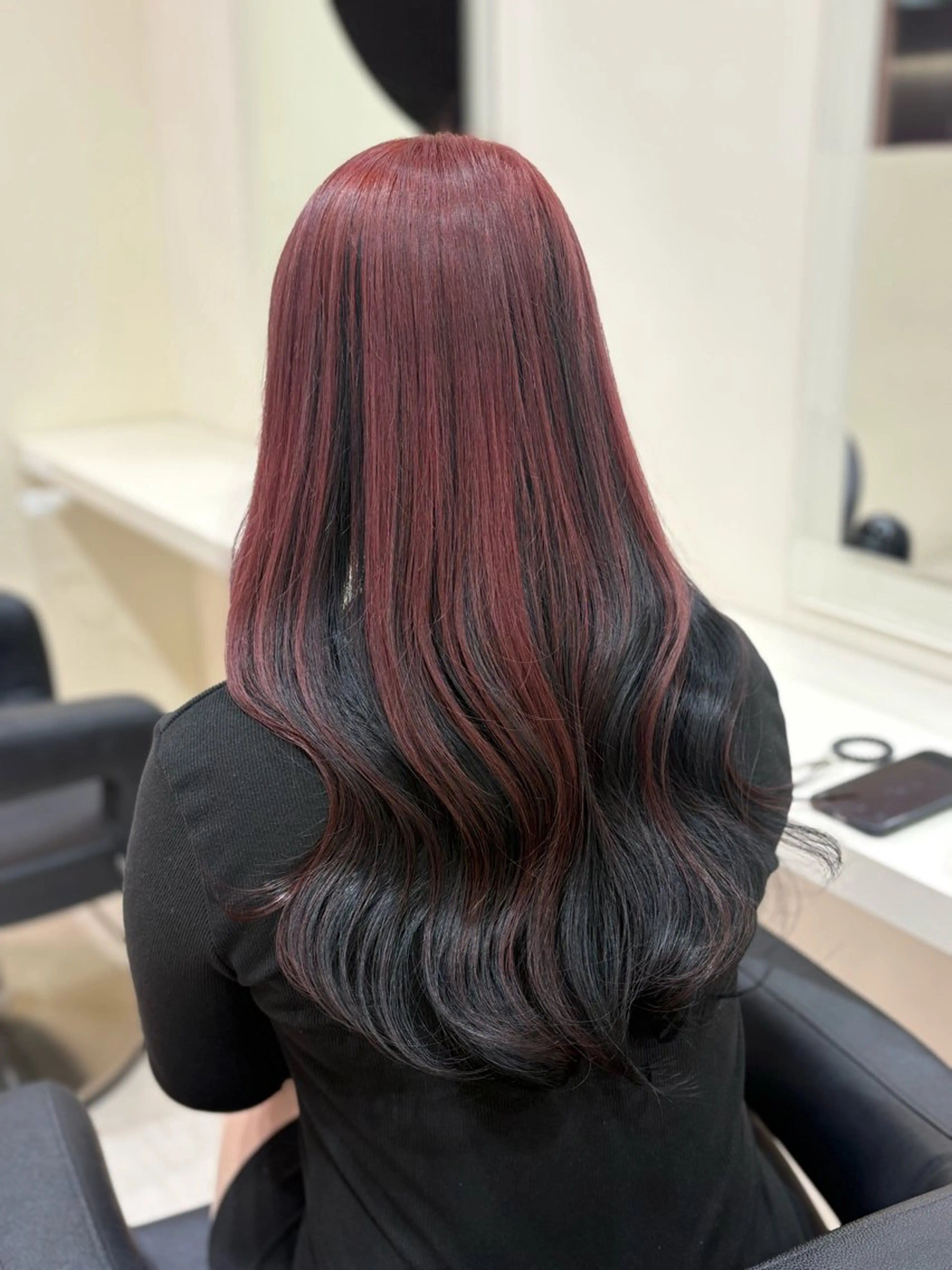 ロング カラー ヘアアレンジ ヘアカラー 💟RINNA 艶カラー💟のヘアスタイル