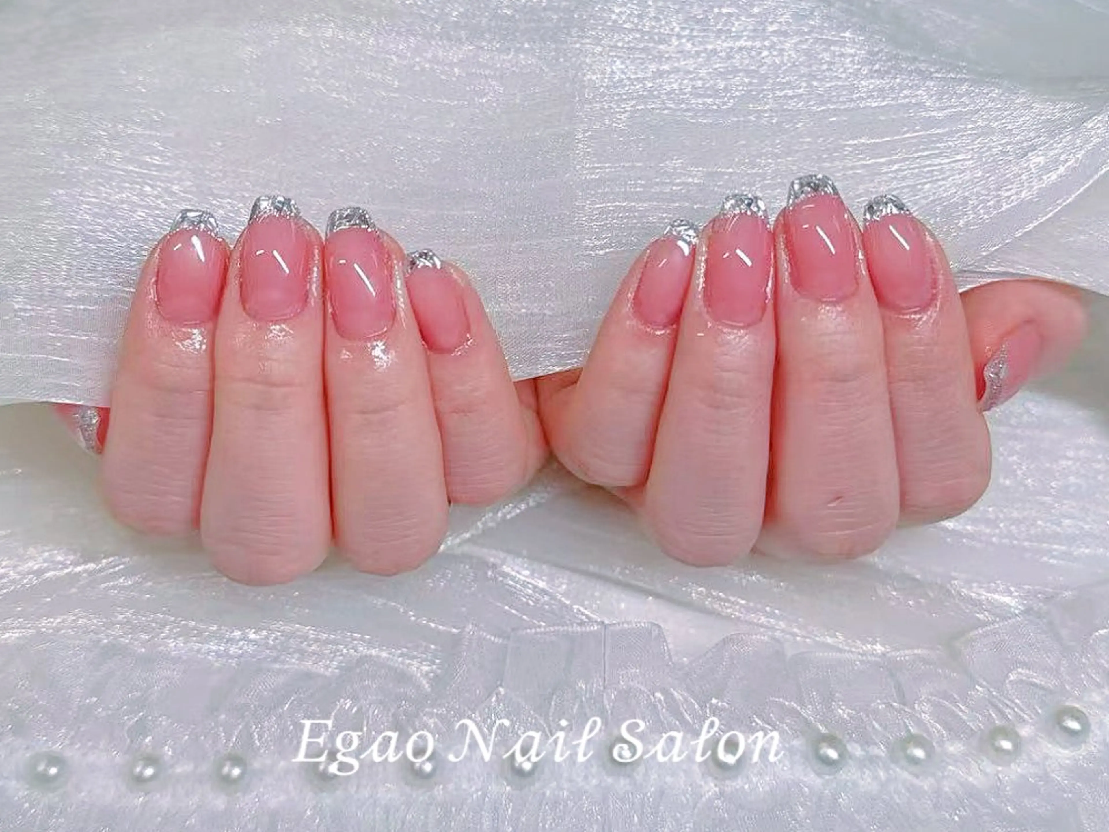 ネイル アートネイル フットネイル フレンチネイル ジェルネイル グラデーション ハンドネイル Egao Nail Salonのネイルデザイン