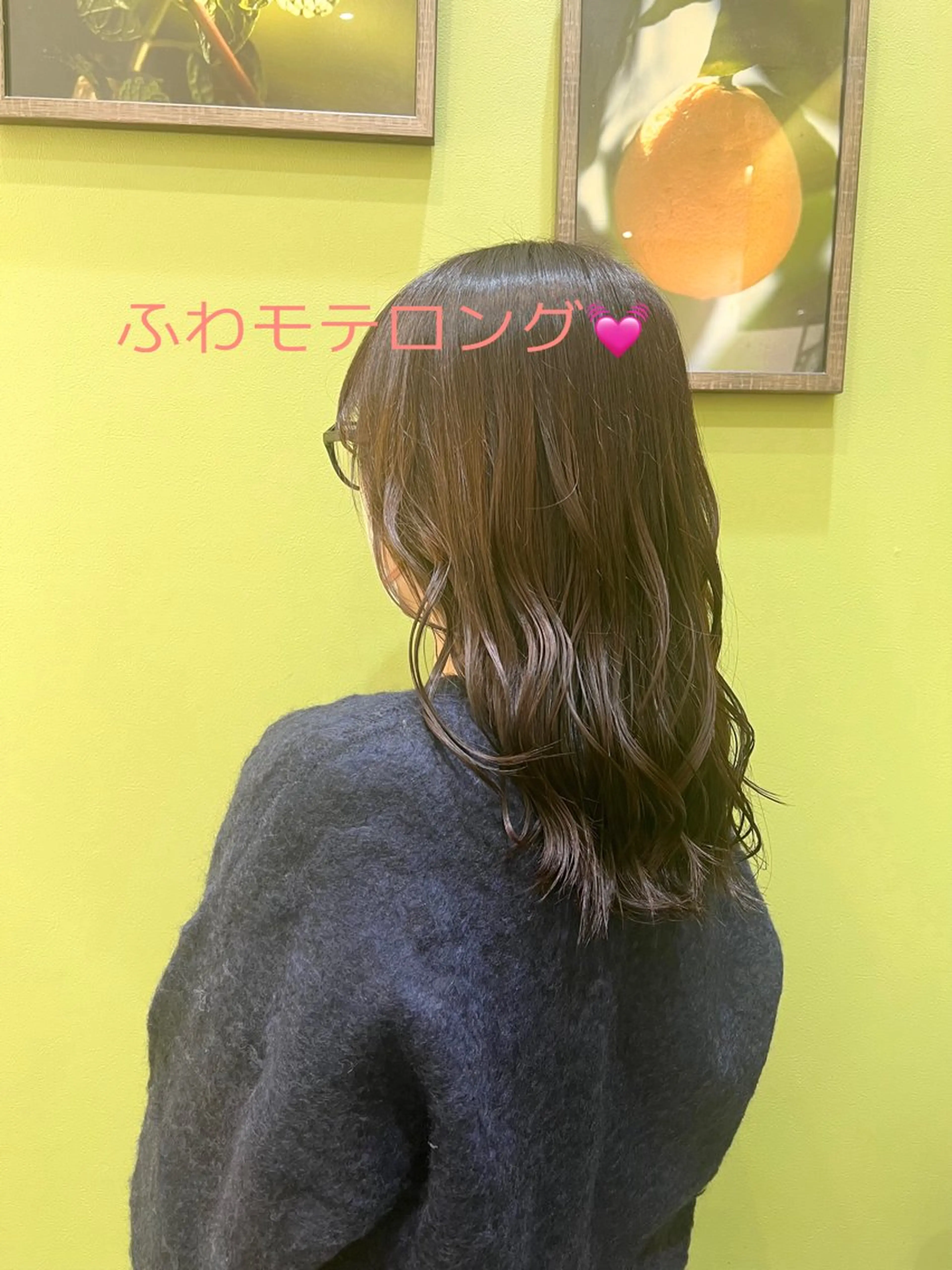 セミロング カラー パーマ ヘアアレンジ レイヤーカット socie aveda所属・Moe🫧 ショート🩶のヘアスタイル