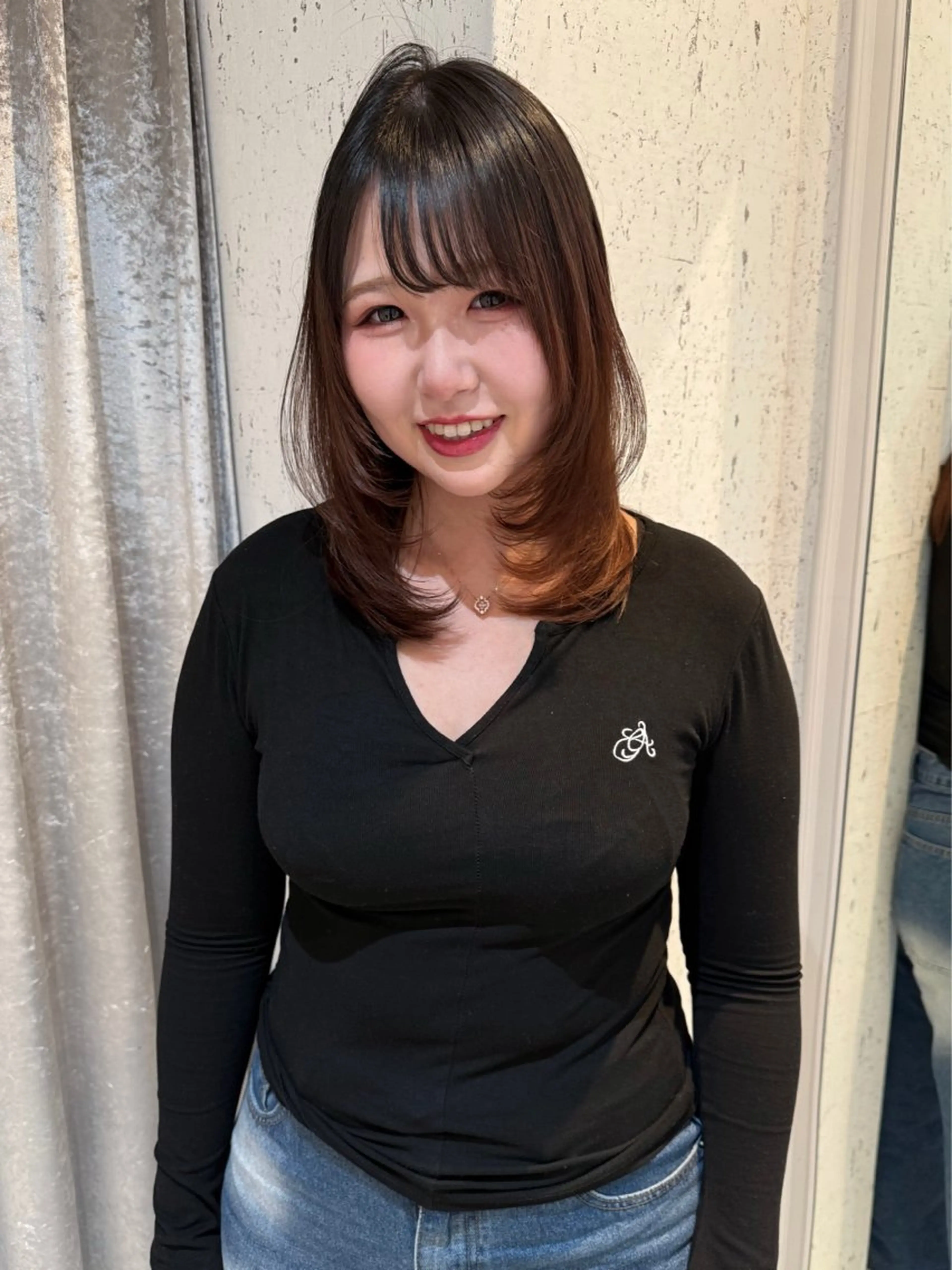 ミディアム カラー カット トリートメント mai / linoah˚✧のヘアスタイル