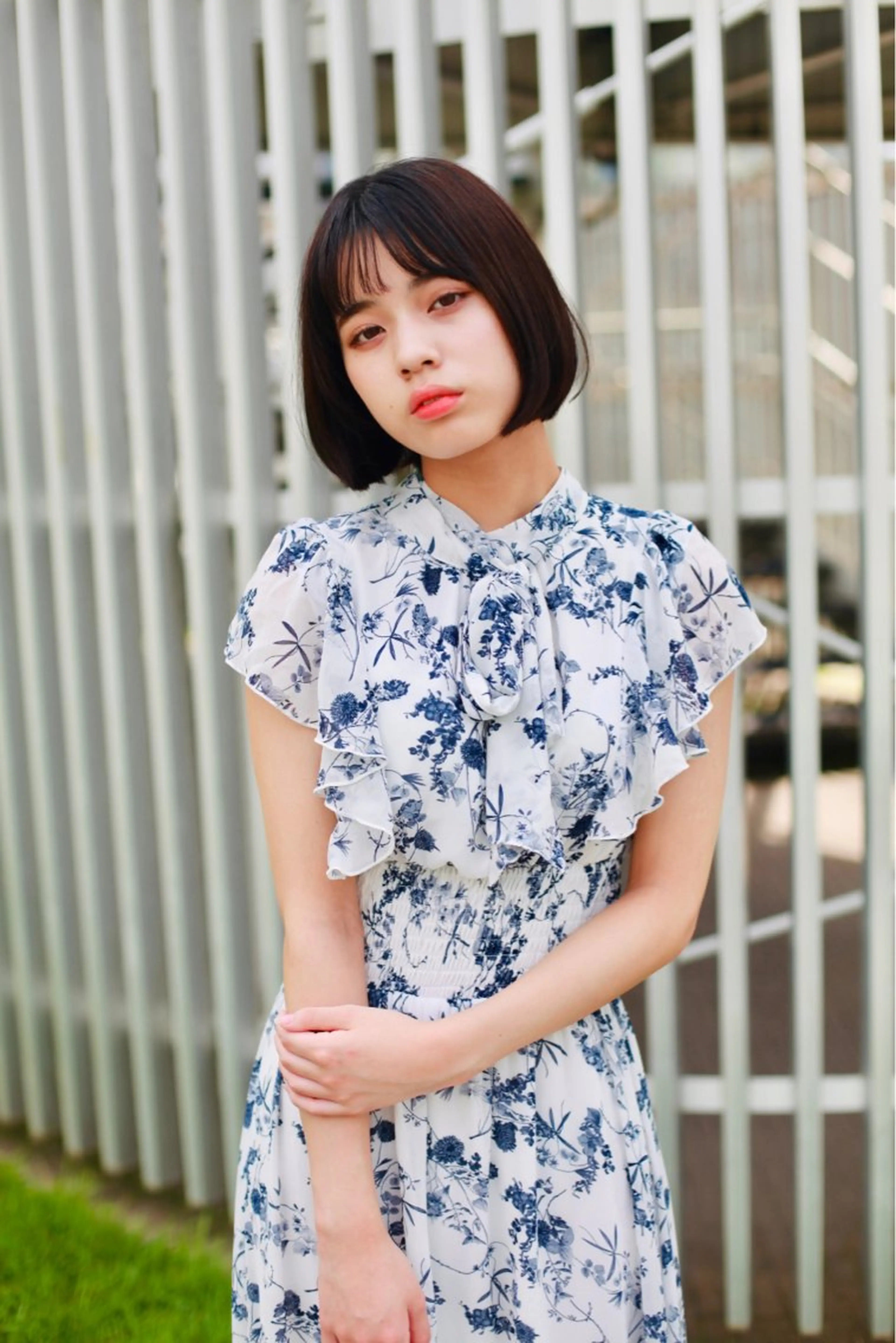 ショート カラー グレージュ 小林　遼のヘアスタイル