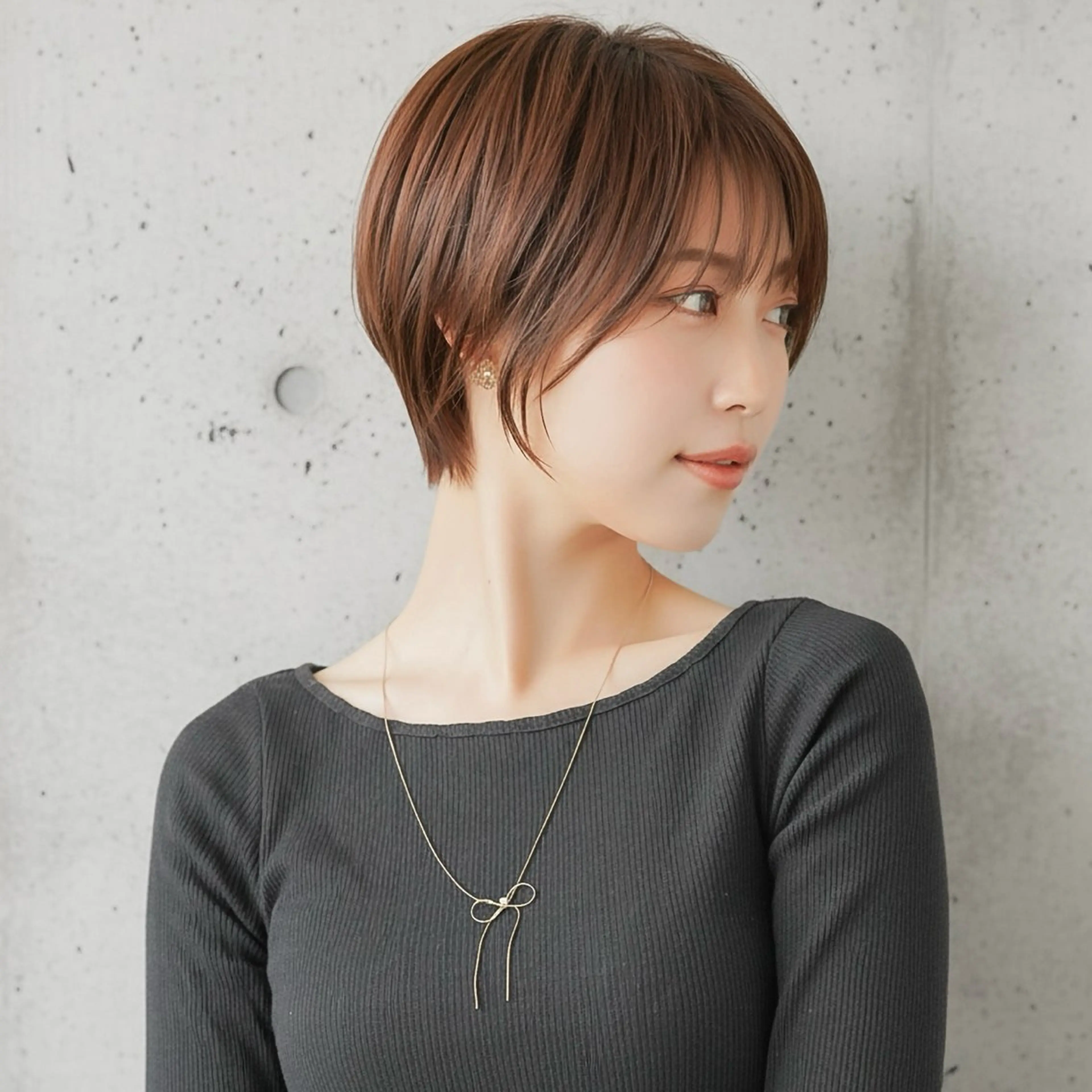 ショート カット ヘアカラー トリートメント ショート〜ミディアム 喜多司のヘアスタイル