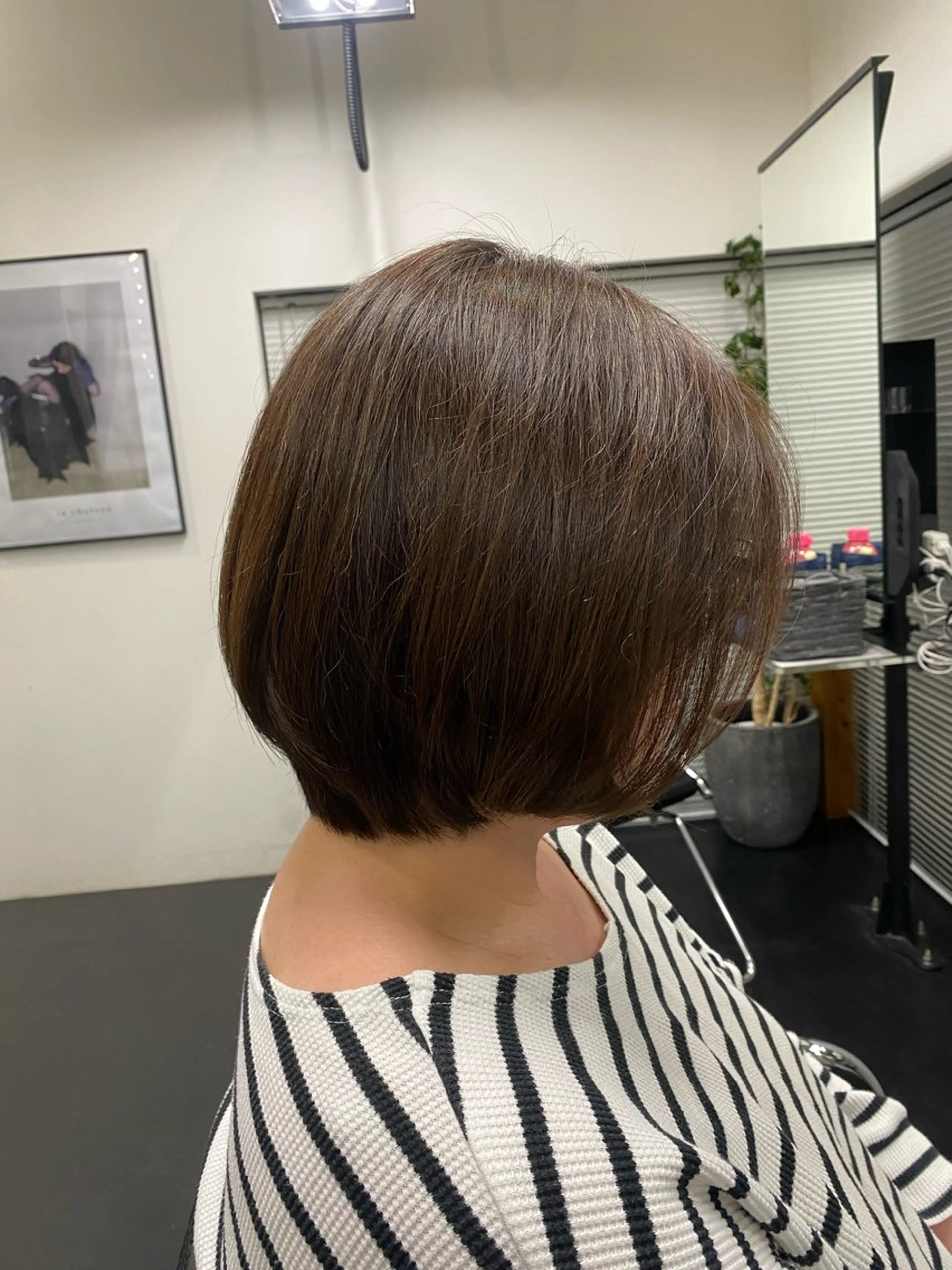 ショート ショートボブ ボブ ショートヘア inchelsea所属・宇野 鈴花のヘアスタイル