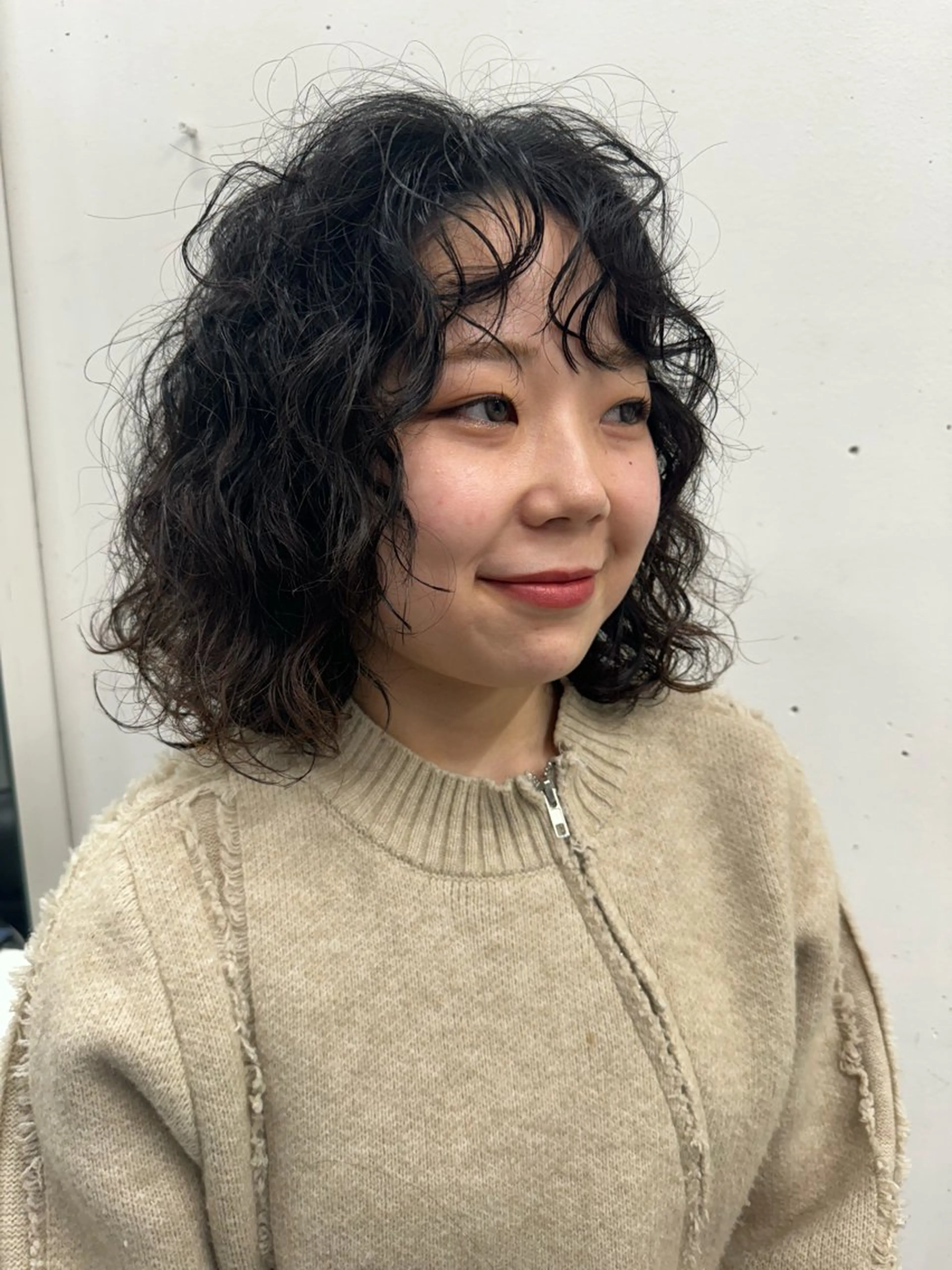 ミディアム パーマ ミディアムパーマ カット パーマ fifth /鈴木あづさのヘアスタイル