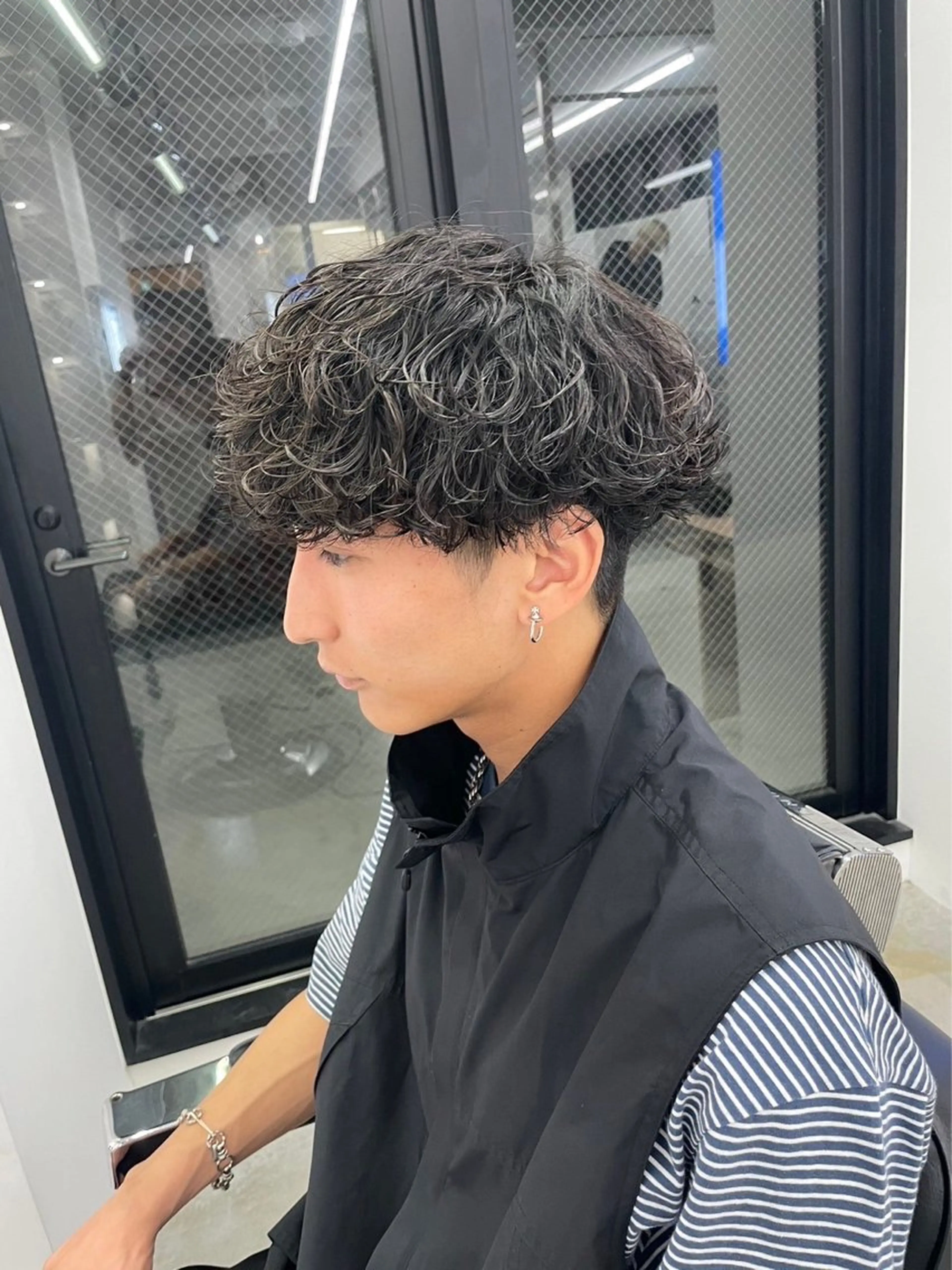 ショート カラー パーマ ヘアアレンジ メンズ カット パーマ トリートメント 亀井隆汰/メンズ専門 パーマ特化美容師のヘアスタイル