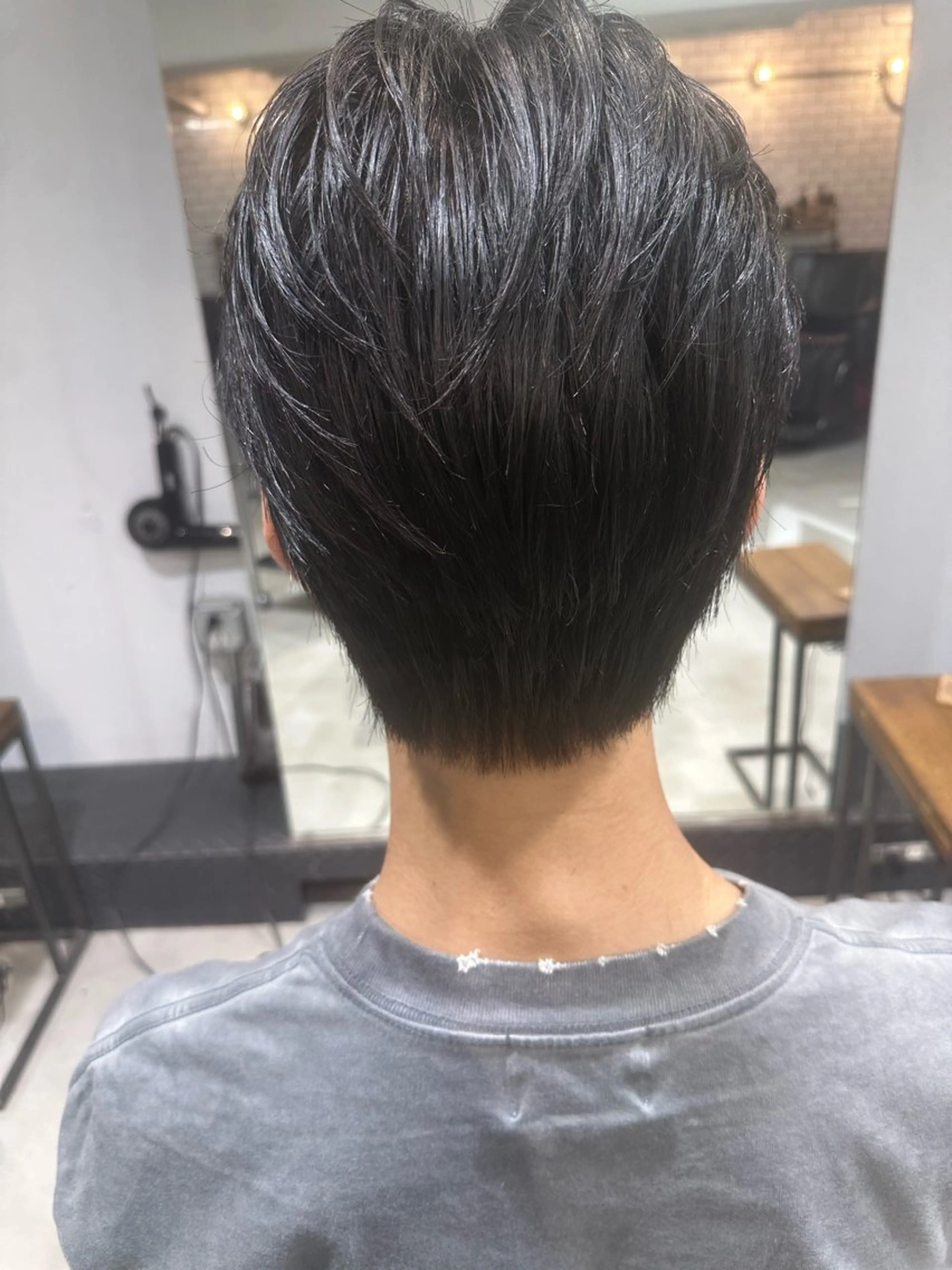 ショート メンズ 刈り上げ 沼崎 美海のヘアスタイル