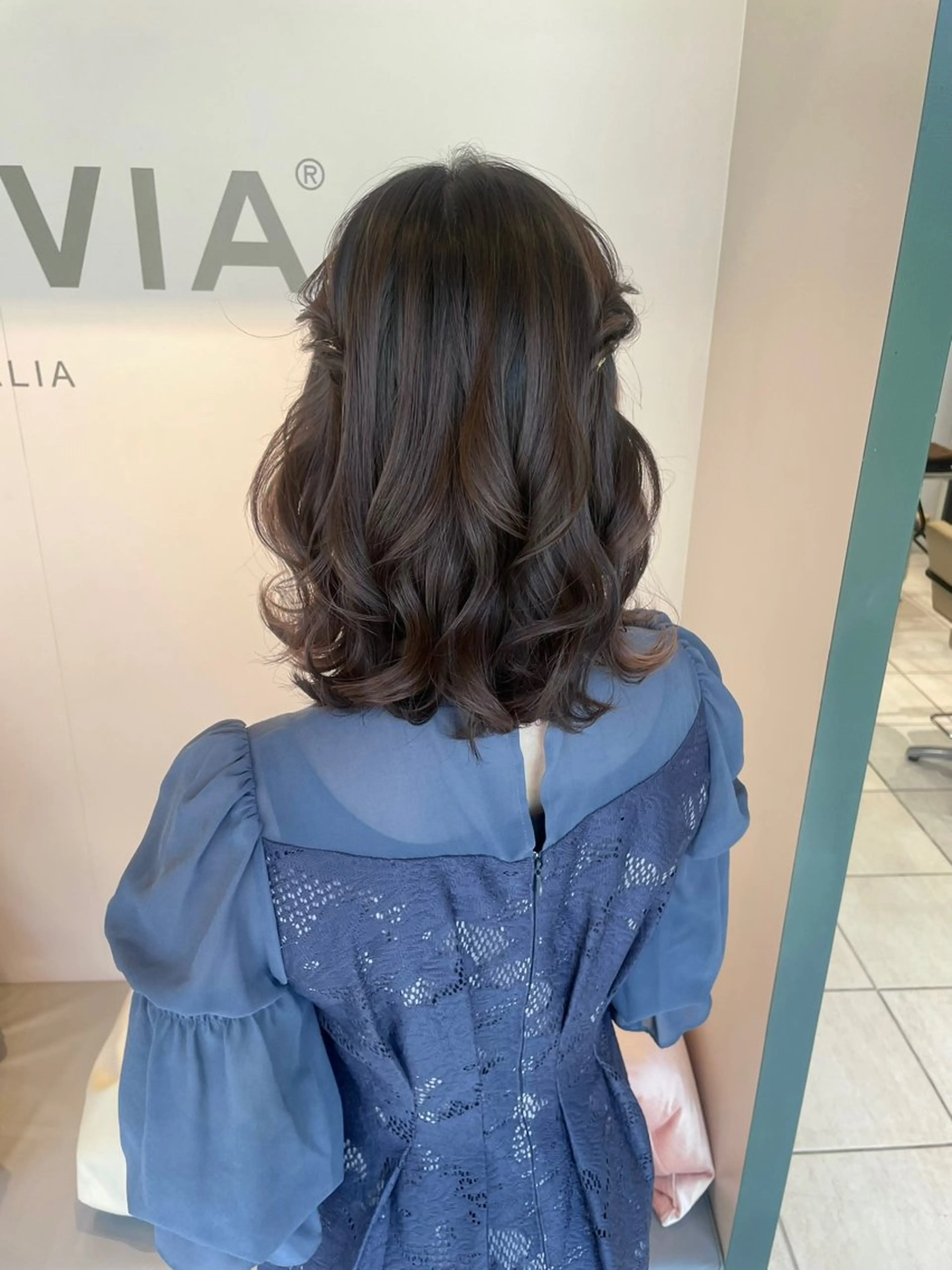 ミディアム ヘアアレンジ ヘアセット ヘアメイク ✴︎Mai✴︎のヘアスタイル
