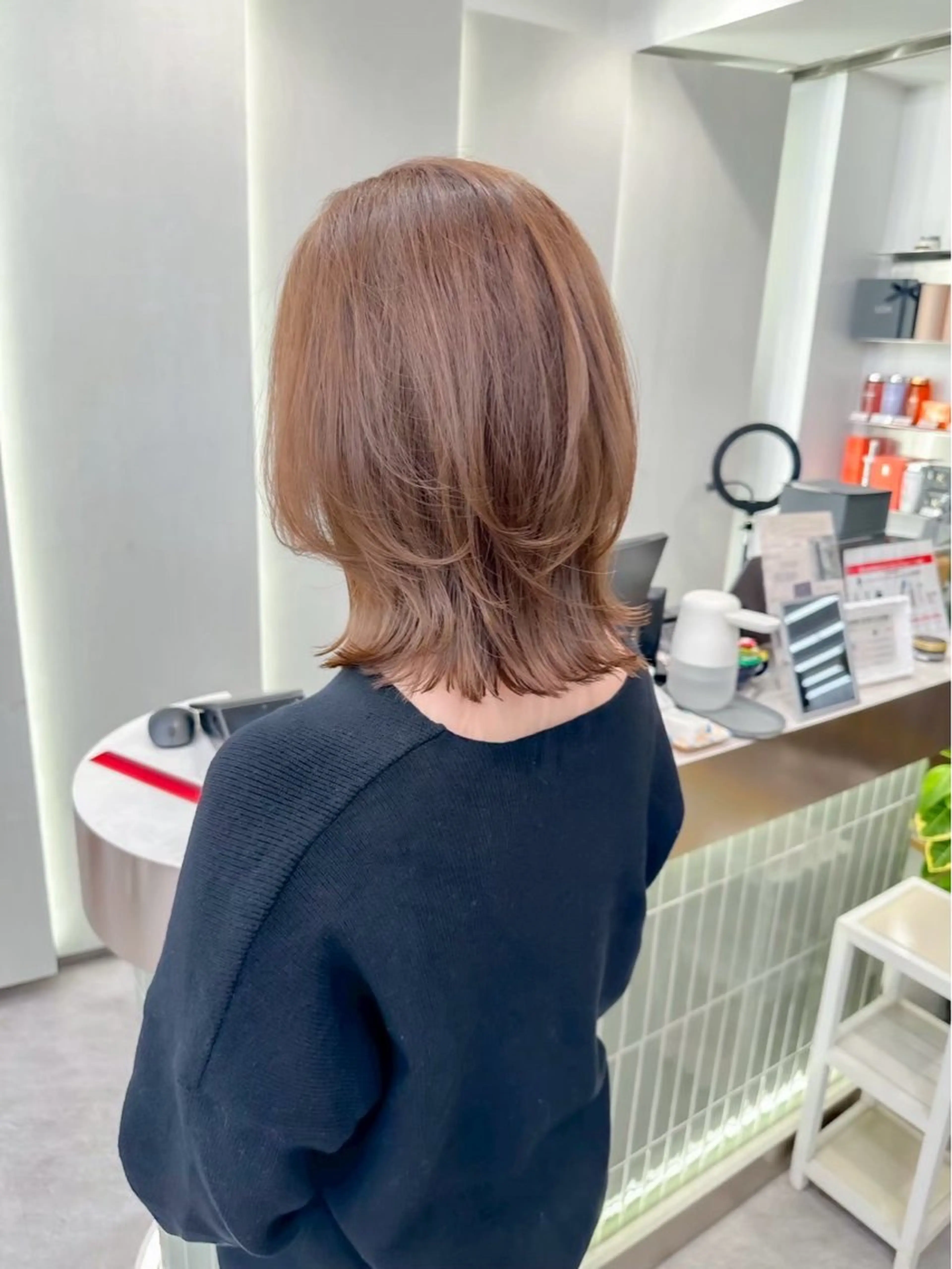 【ミディアムレイヤーにしたい方募集！】カット+高補修1Stepトリートメント✨の写真