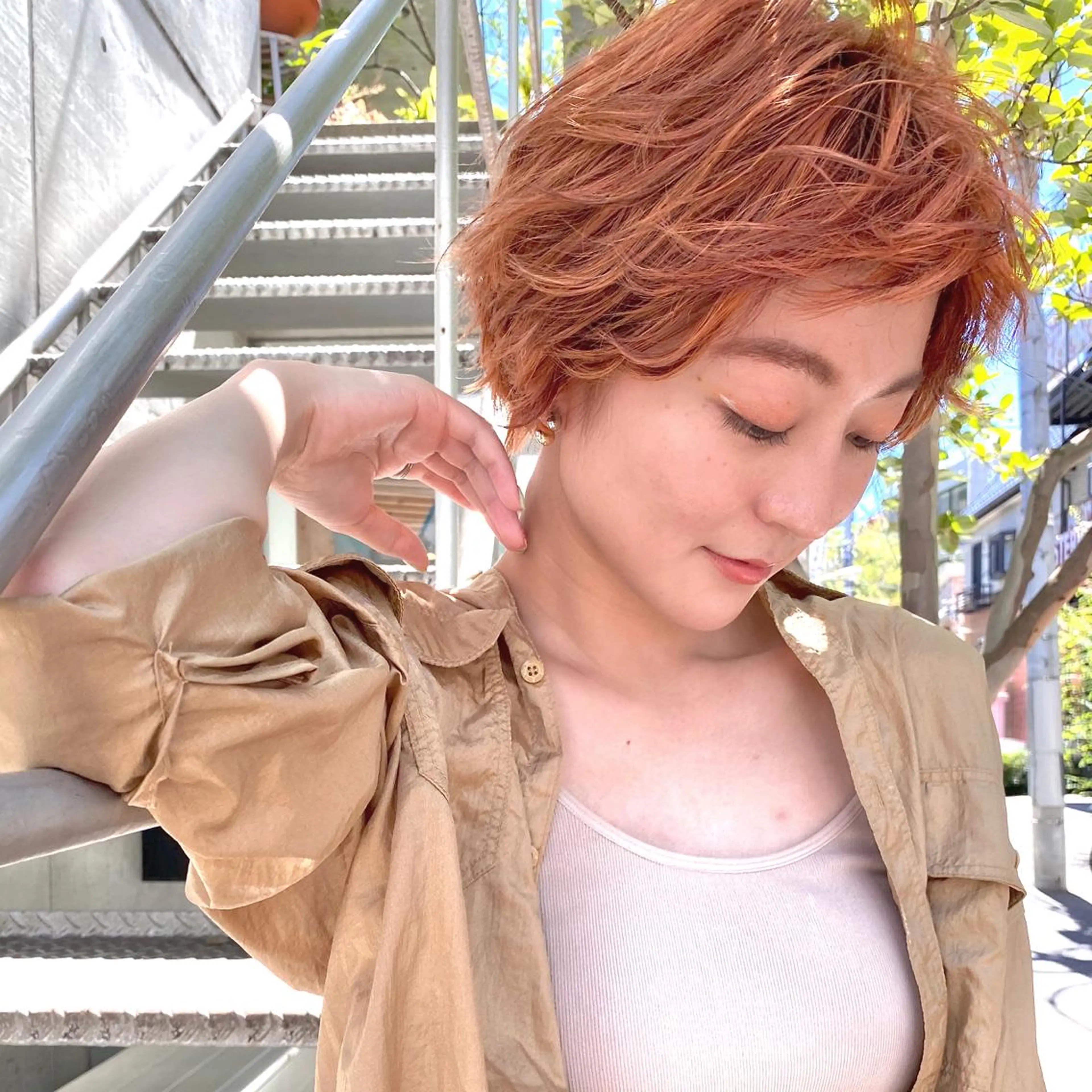 ショート カラー ヘアアレンジ カット ヘアカラー トリートメント ヘッドスパ tane.所属・【ダメージレス施術】 【透明感】北村 拓也のヘアスタイル