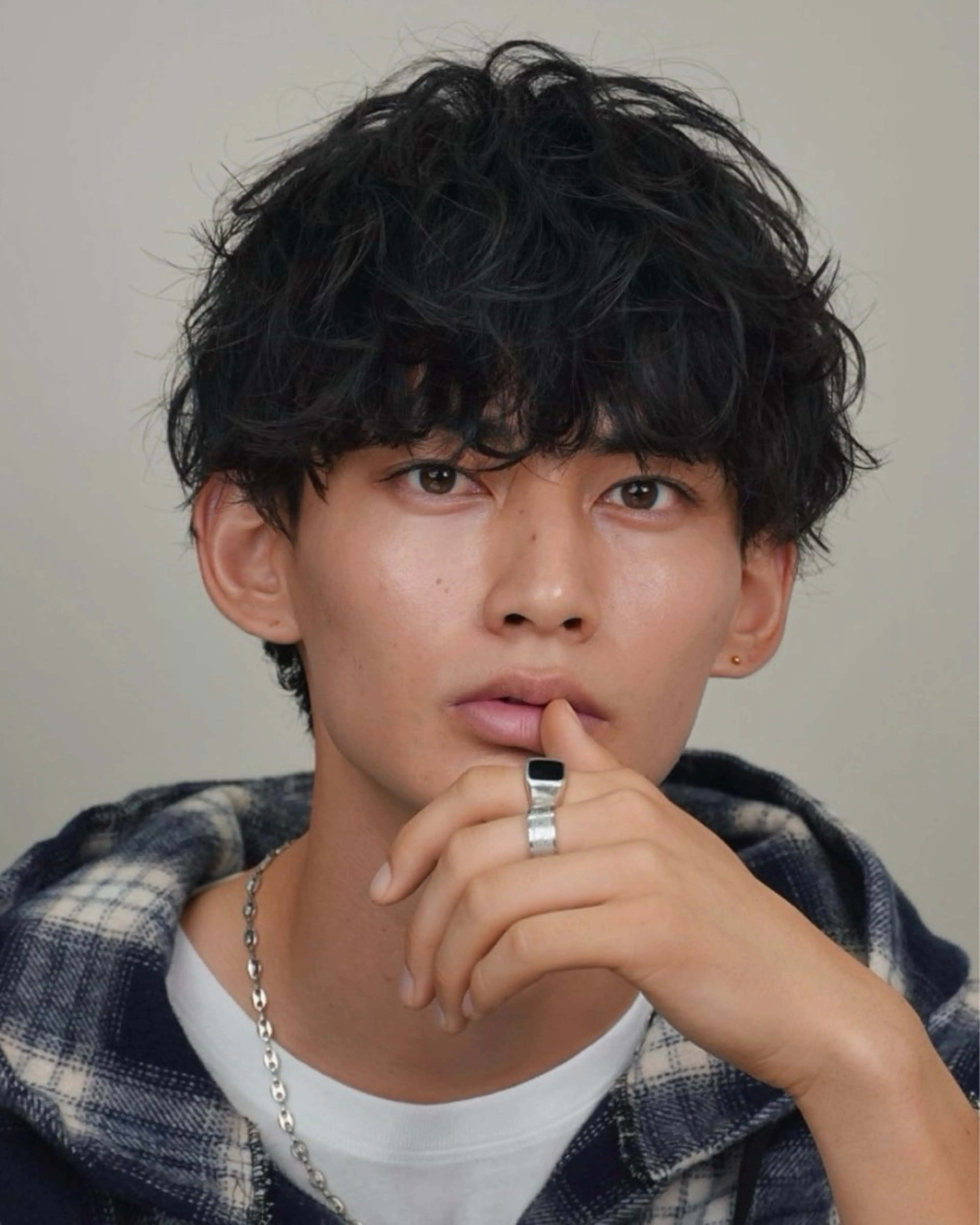 メンズカット＋シャドウパーマ¥ 5500の写真