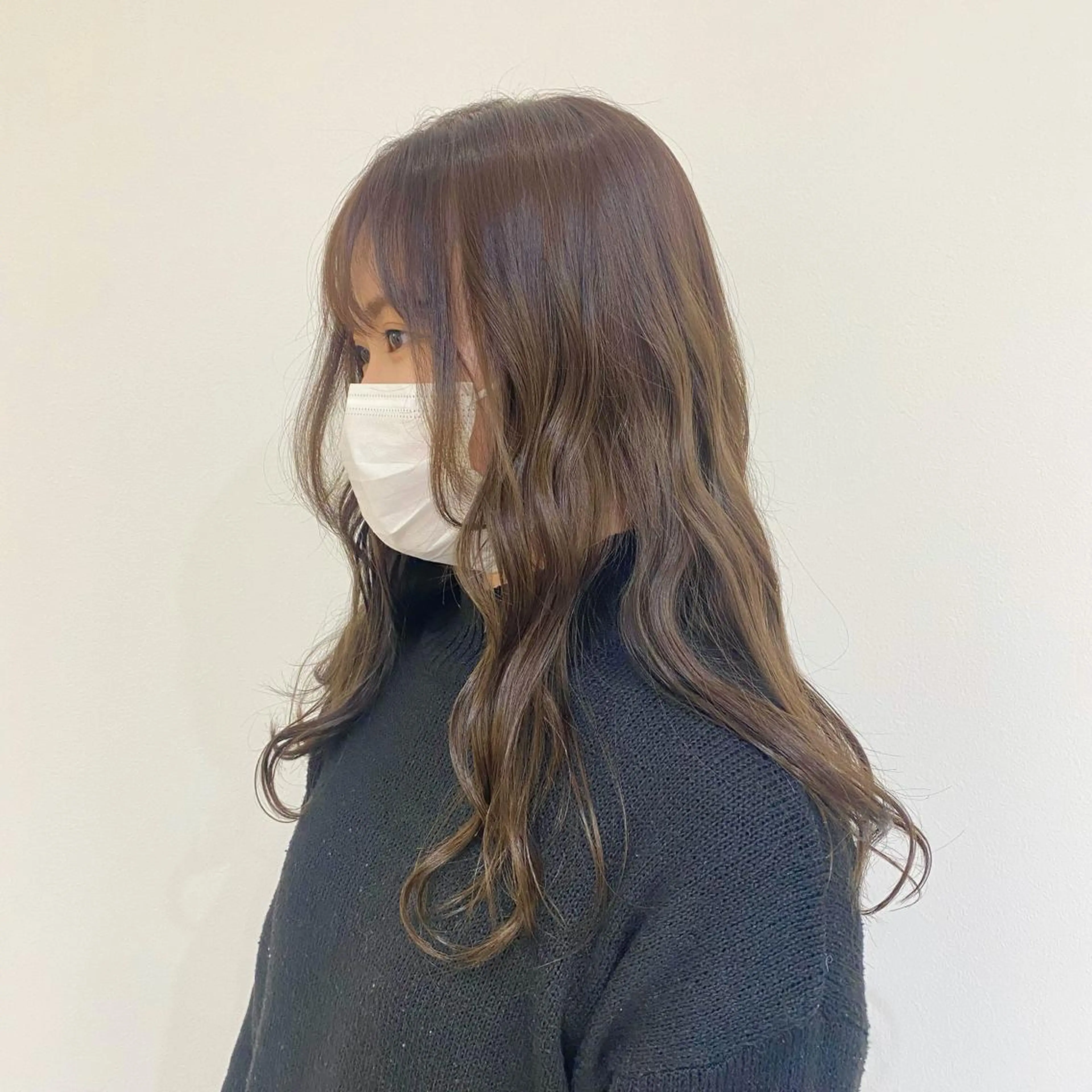ロング 永田 彩華のヘアスタイル