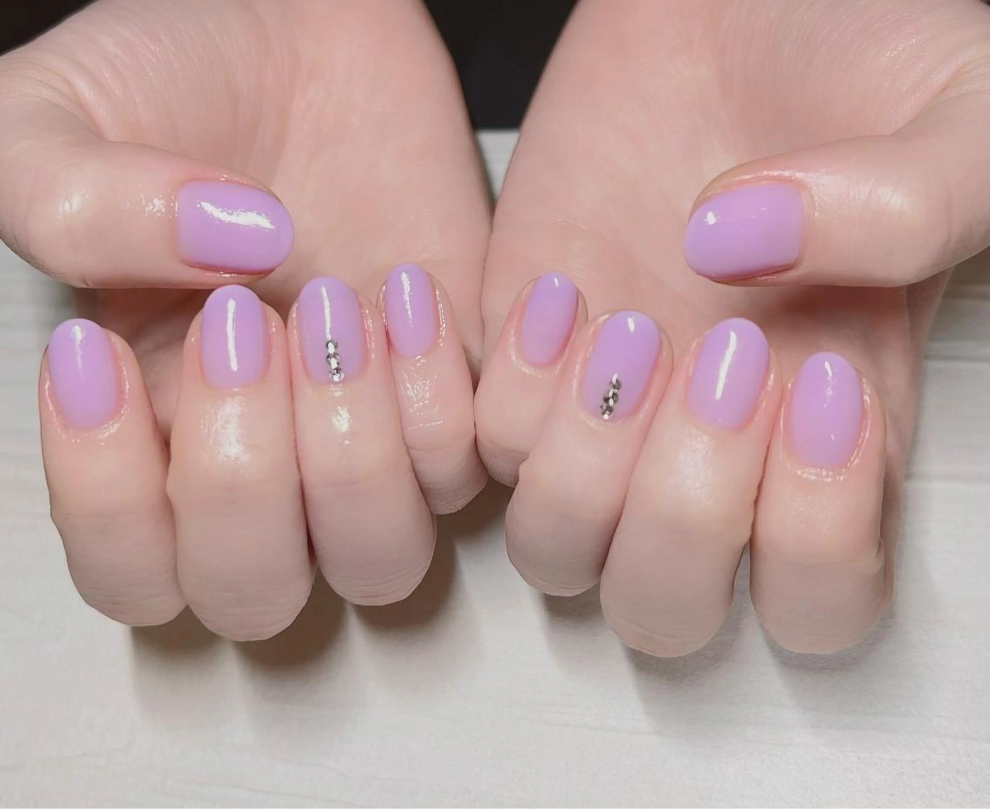 ミディアム ネイル クリアネイル ハンドネイル Nail Salon NANO所属・美爪&巻き爪ケア❤️ ネイルサロンNANOのネイルデザイン