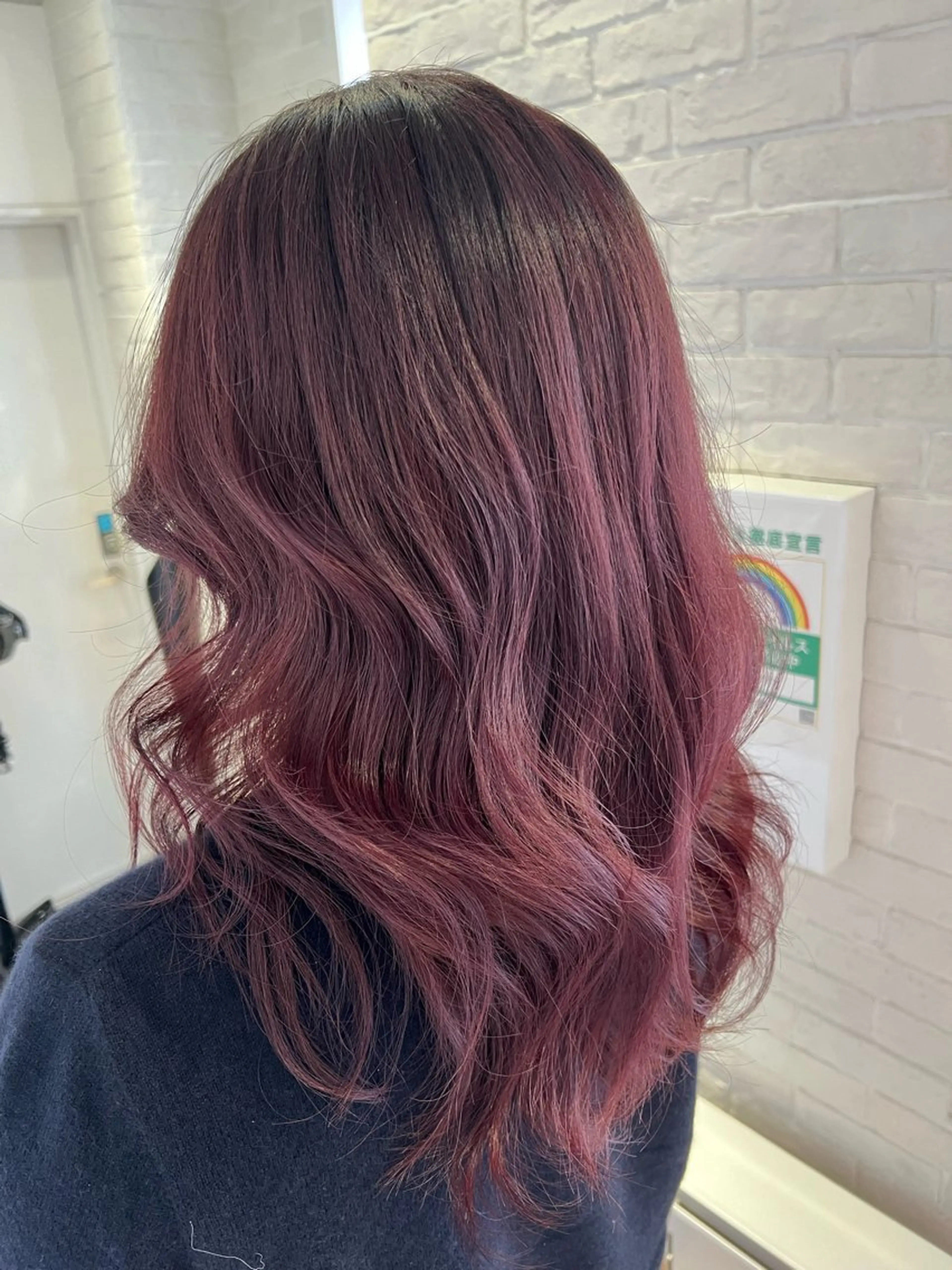 ミディアム カット ヘアカラー トリートメント ✨艶髪✨ 透明感カラー　Rinのヘアスタイル