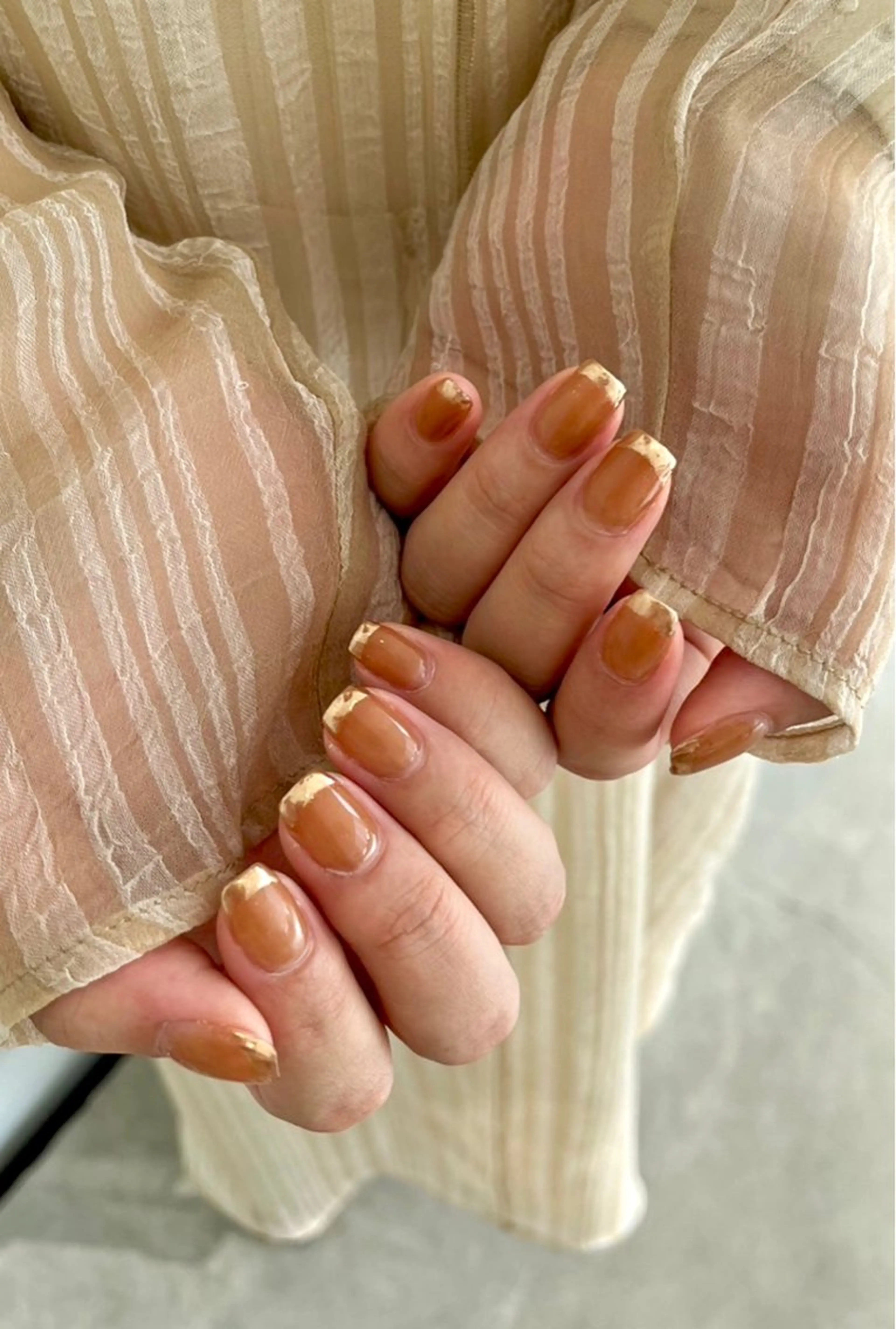 オフ込🌼シンプルアート(フレンチ、グラデ)アート1本​〜​4本までの写真