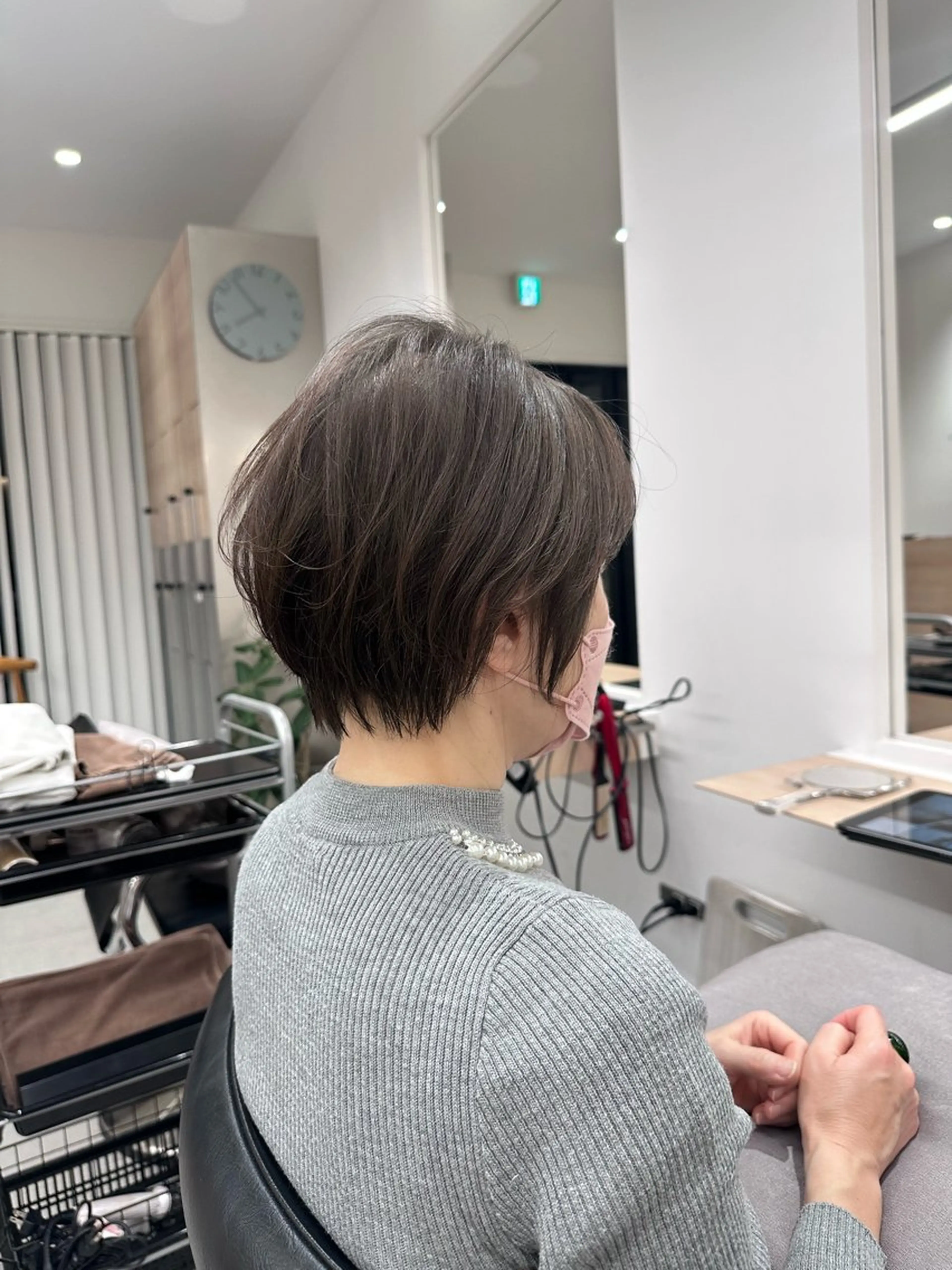 ショート ショートヘア あいこ/レイヤー カット🌷蔵前のヘアスタイル
