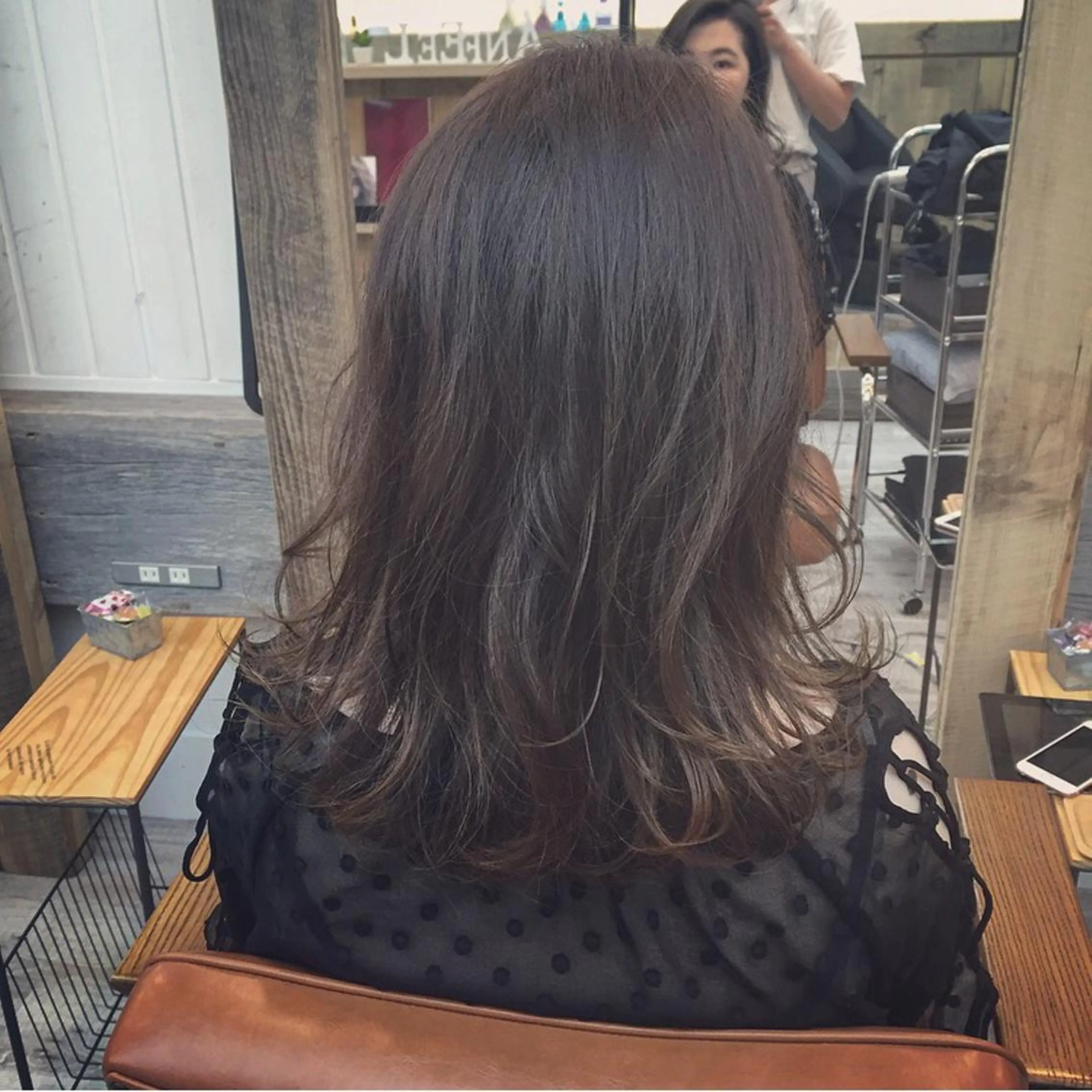 セミロング カラー 前髪顔周り✂️店長 ❤️アマミヤ❤️のヘアスタイル