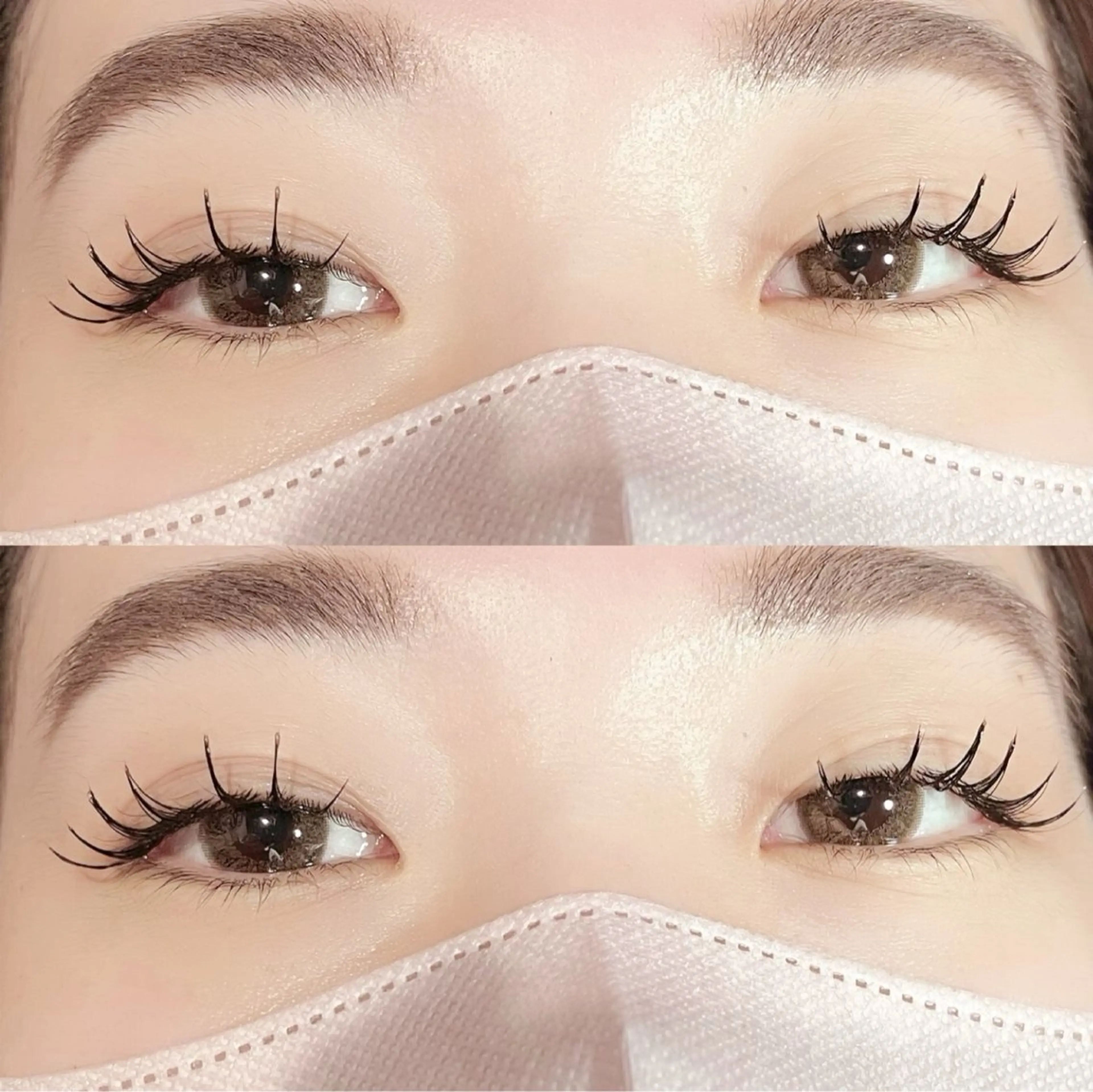 マツエク・マツパ フラットラッシュ EYE405 SAKURAのマツエク・マツパデザイン