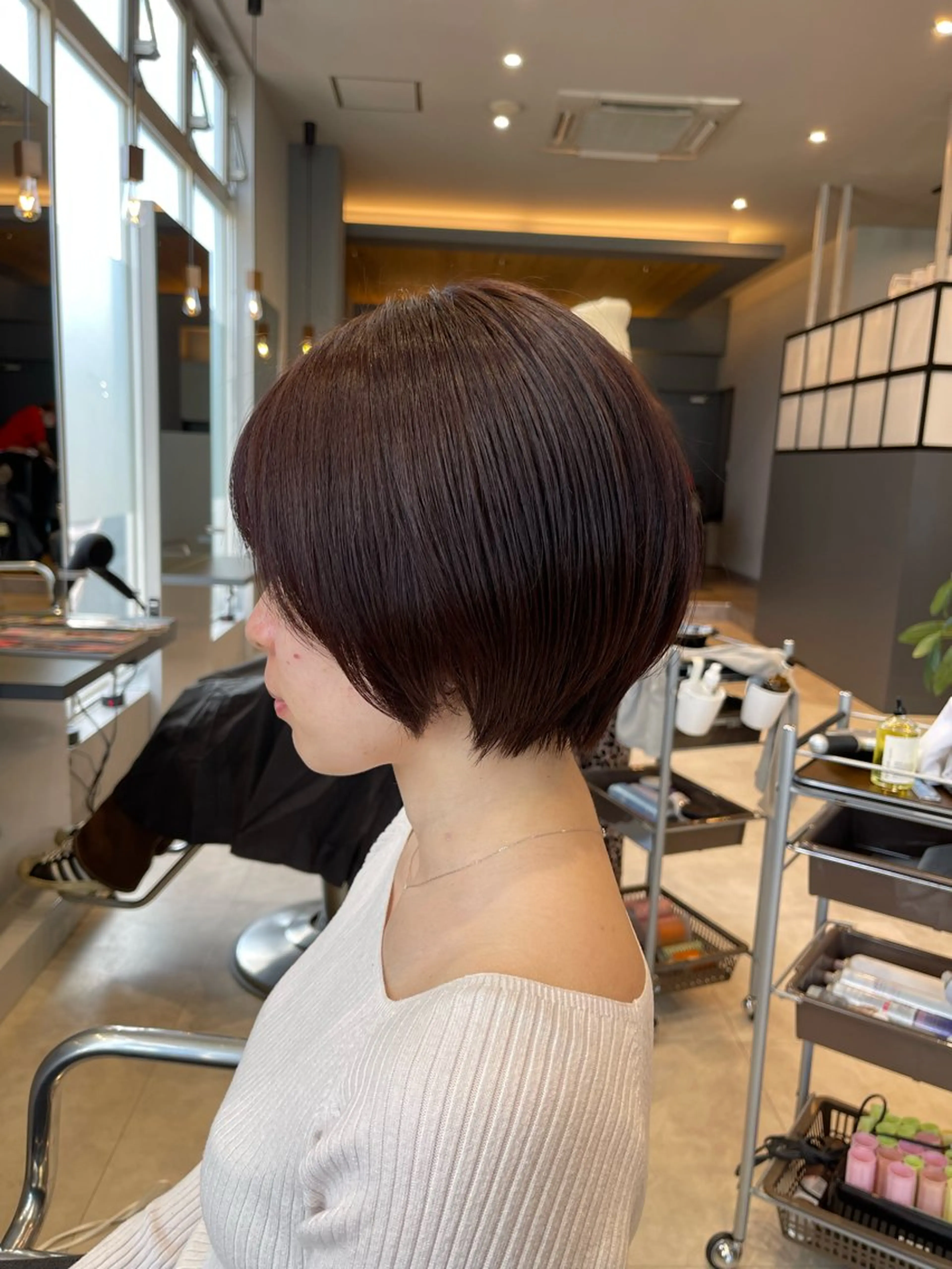 ショート ショートヘア カット 石原圭悟 /ショート/艶カラーのヘアスタイル