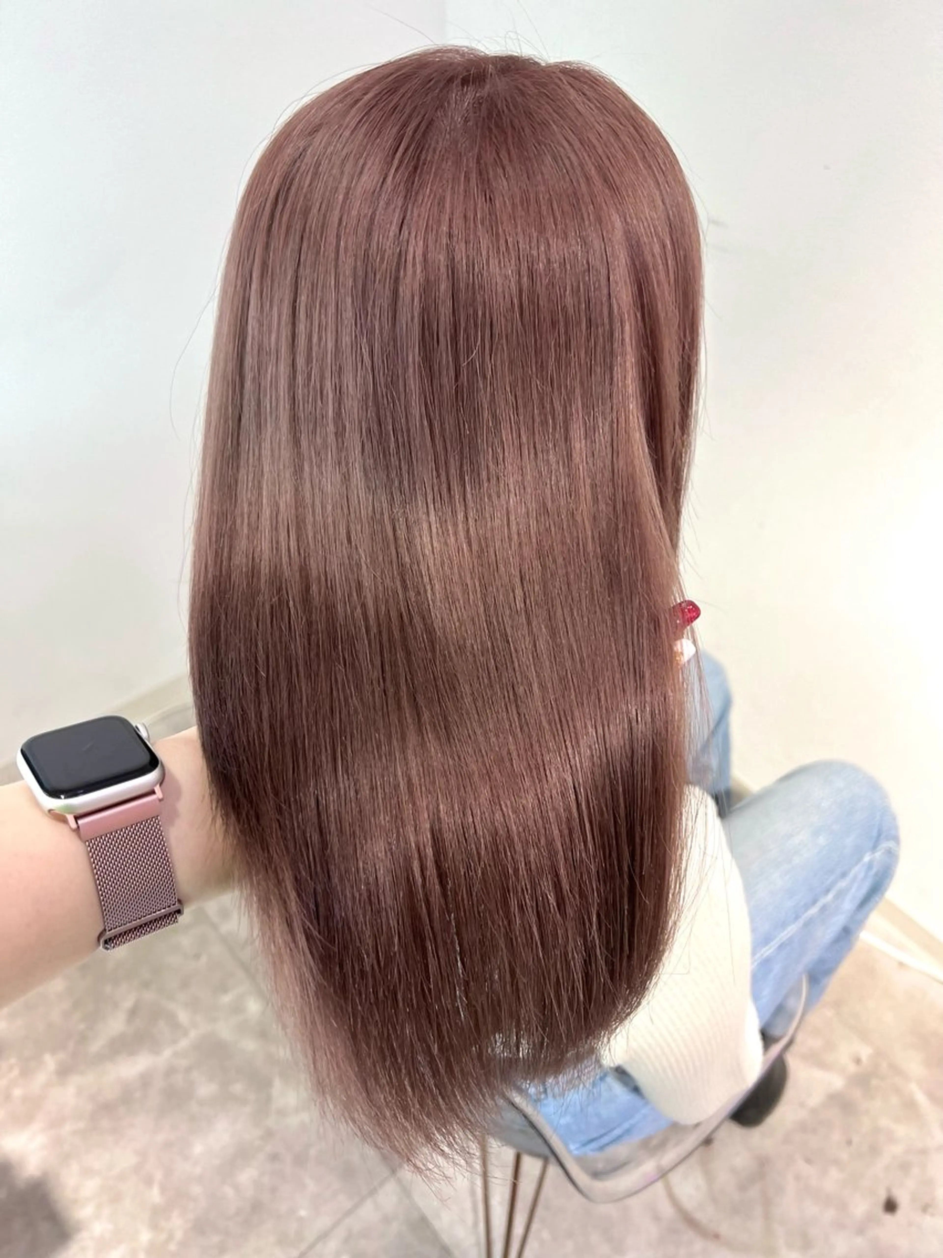 ロング ヘアカラー トリートメント ハイトーン♡ブリーチ ♡エクステ♡nanaのヘアスタイル