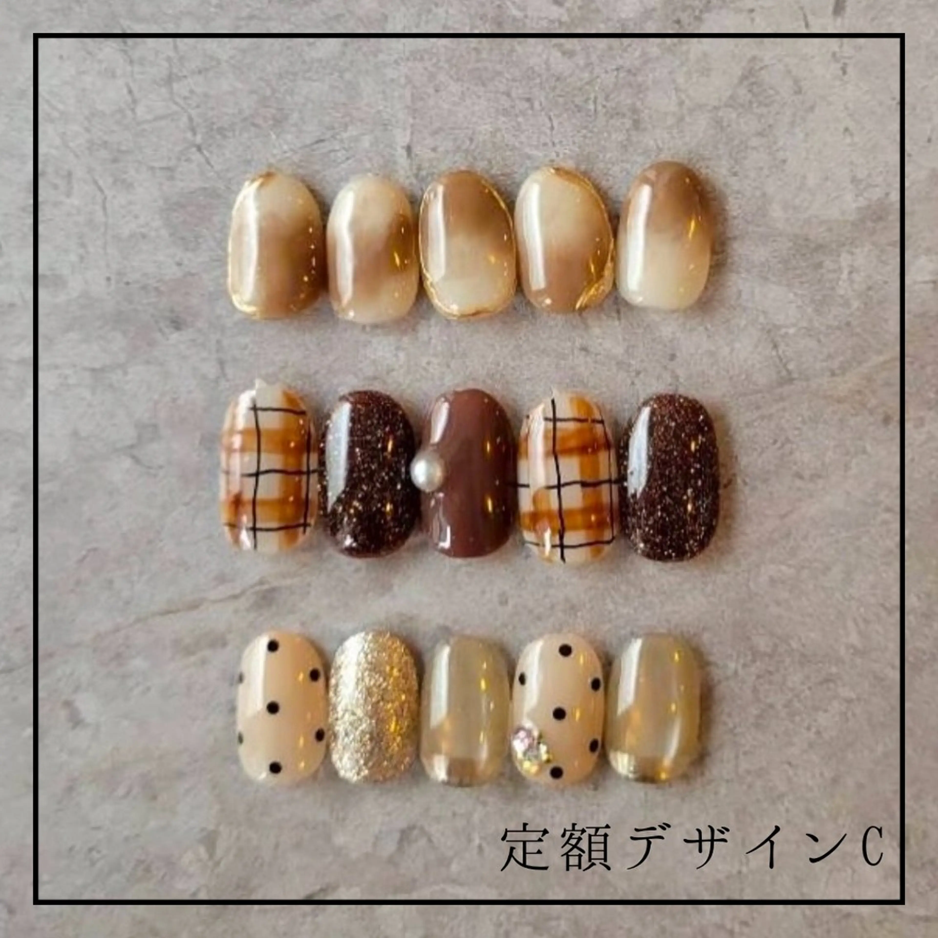 ▪️定額C(画像のデザイン)【ハンド】＋オフ・丁寧ケア込みの写真