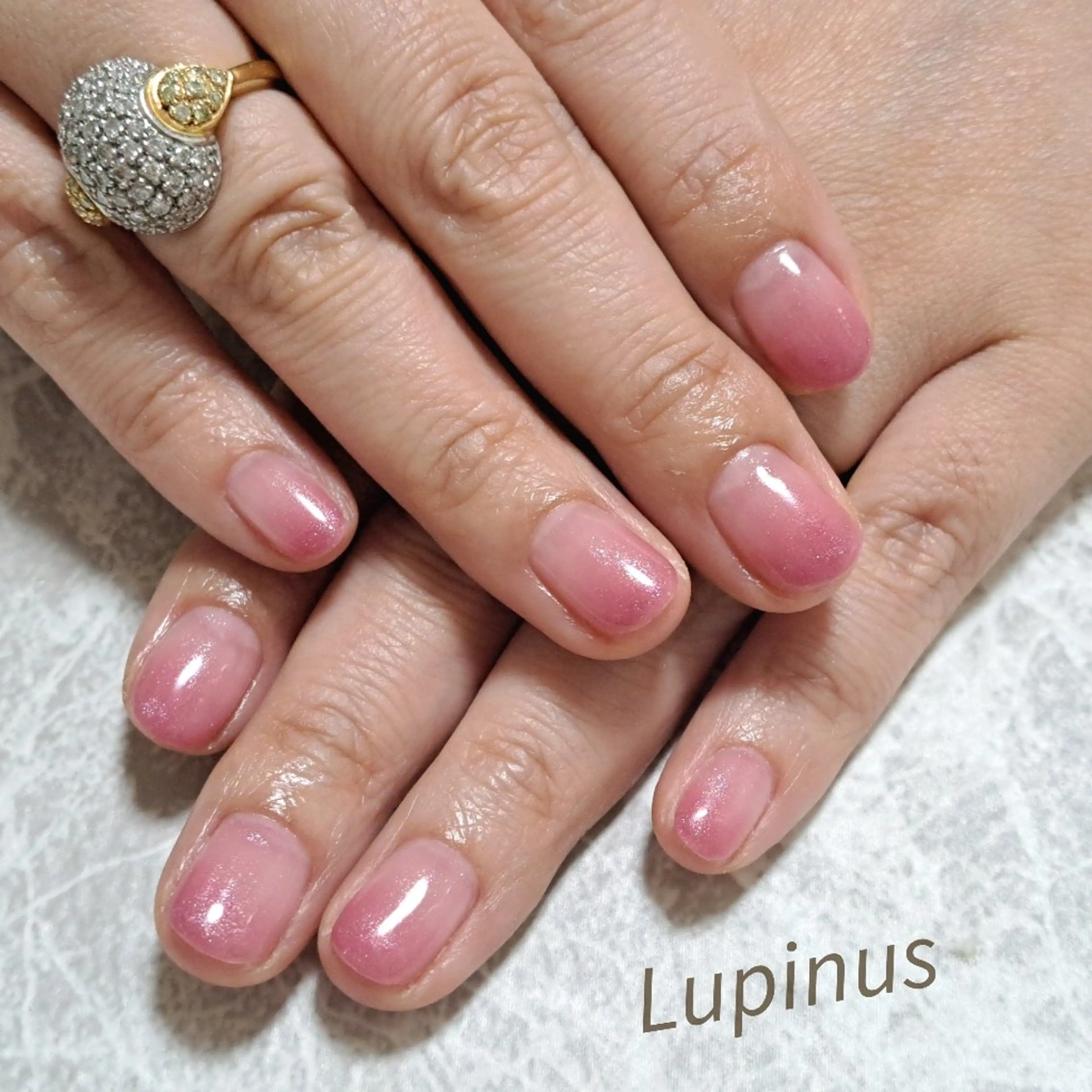 ネイル グラデーション オフィスネイル Lupinus所属・Lupinus ルピナスのネイルデザイン