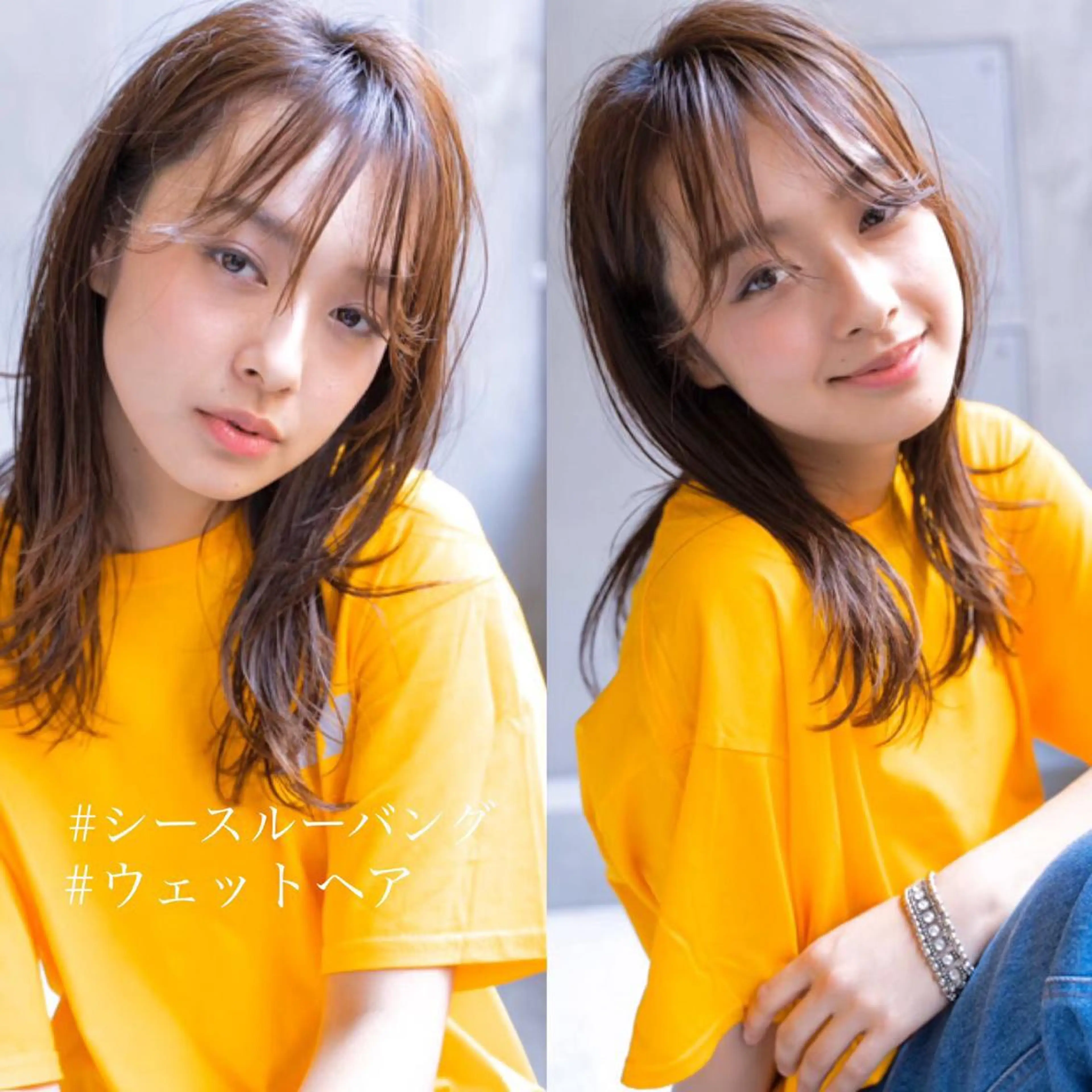 ミディアム カラー 髪質改善/艶髪特化 /柔らかさ/清水翔矢のヘアスタイル