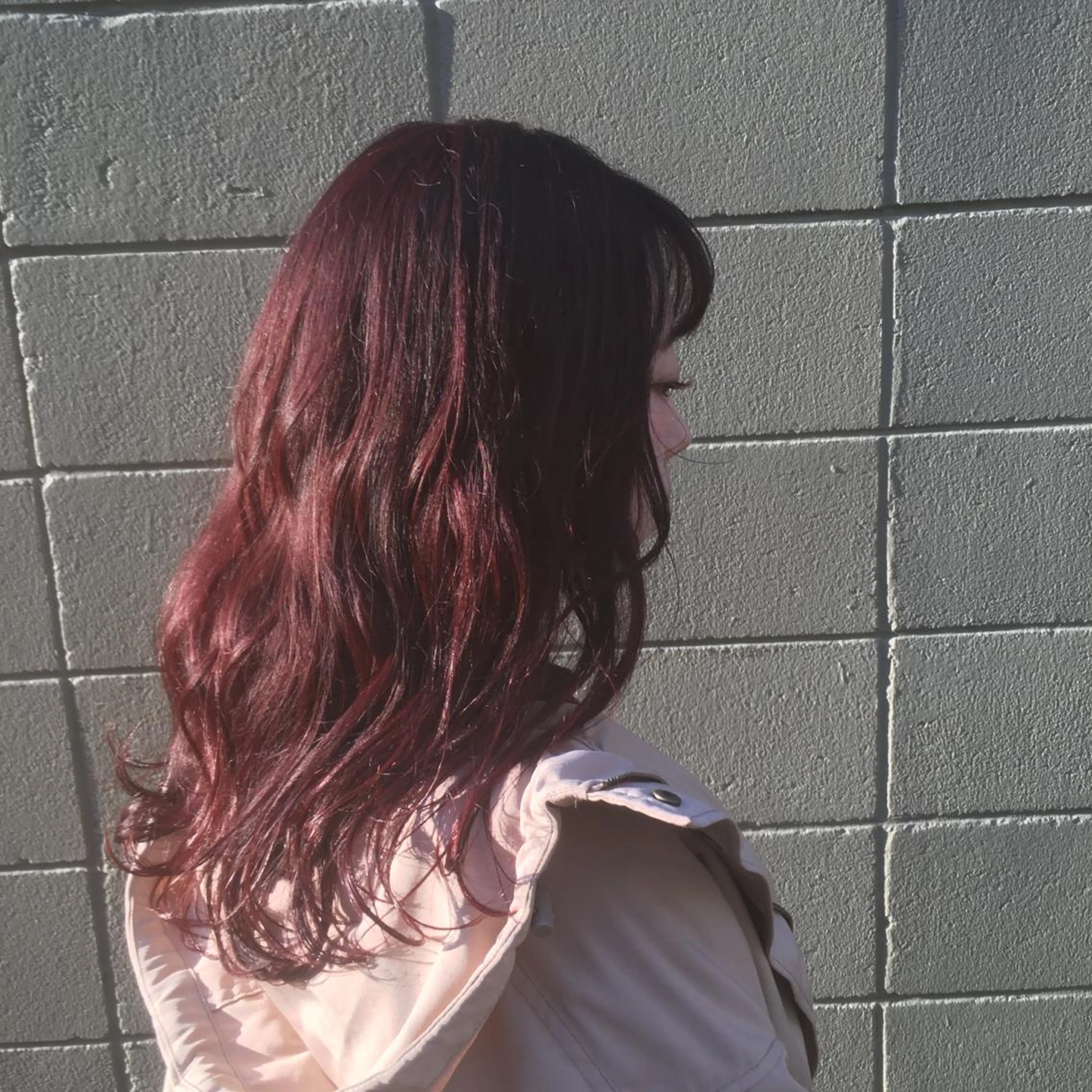 ロング カラー カット ヘアカラー しのはら まどかのヘアスタイル