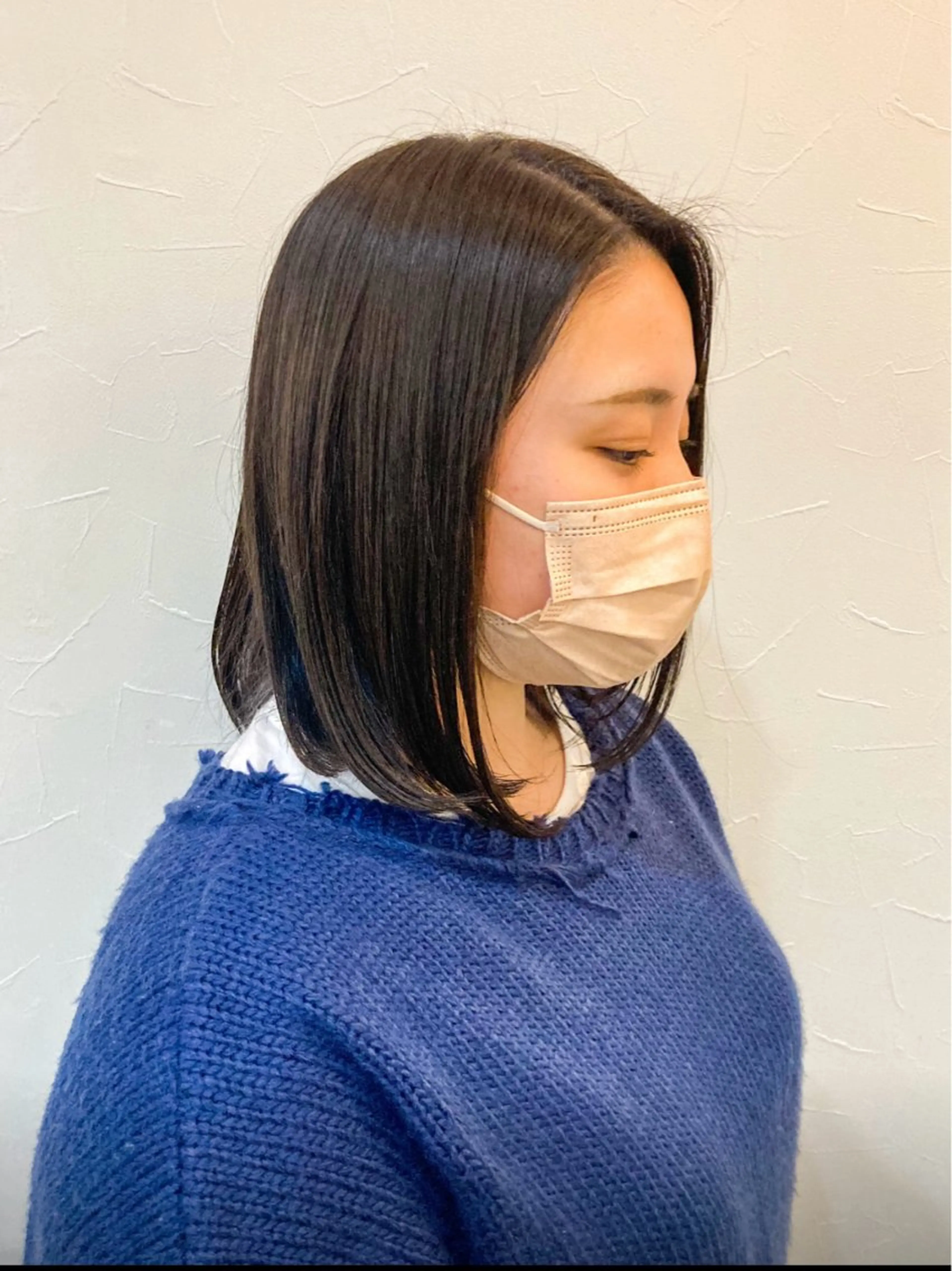 ミディアム 中川 湖稀のヘアスタイル