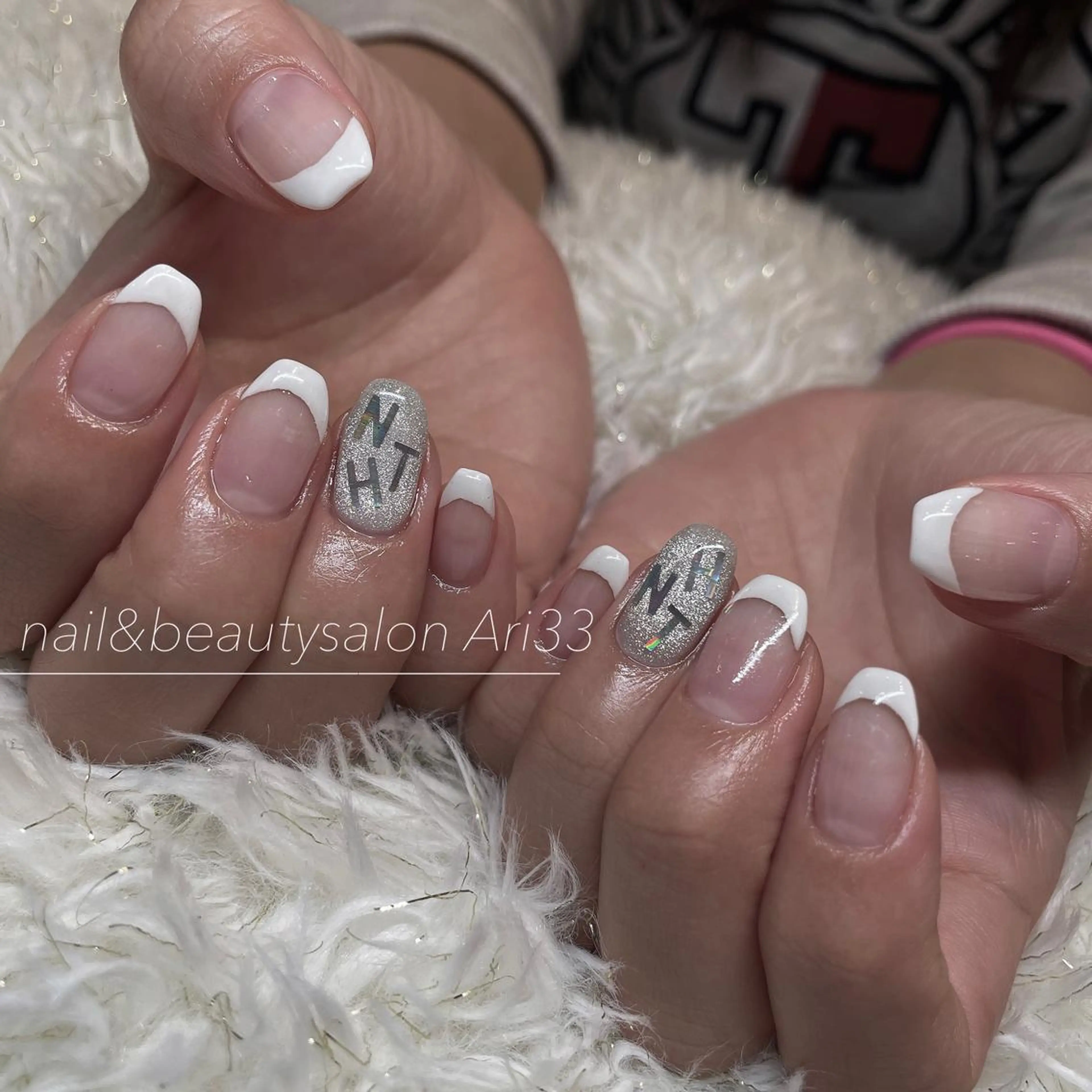 ネイル マグネットネイル ニュアンスネイル ハンドネイル プライベートサロン Ari33nailのネイルデザイン