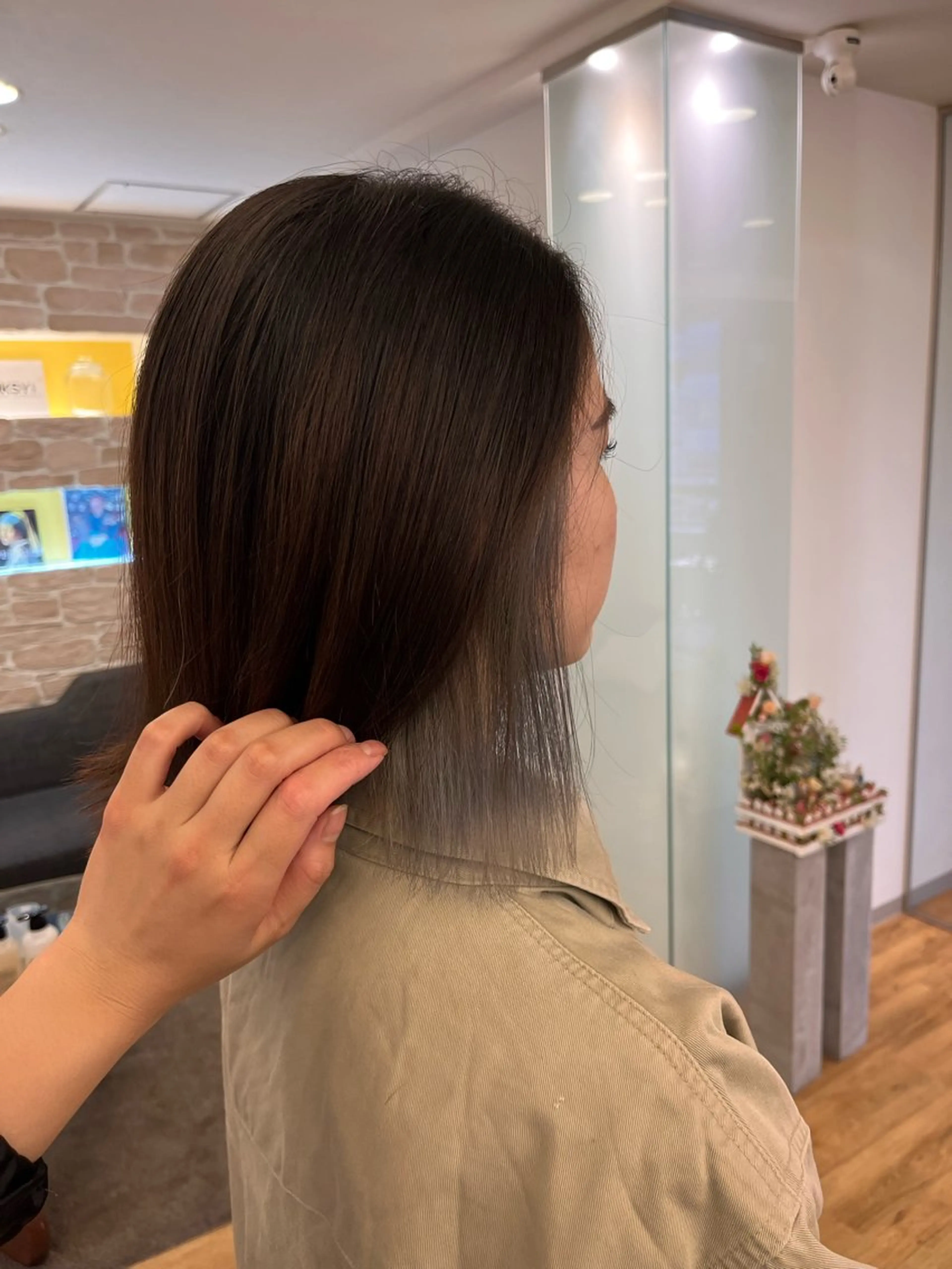 ミディアム カラー un.le.pont ルカ  🎨のヘアスタイル