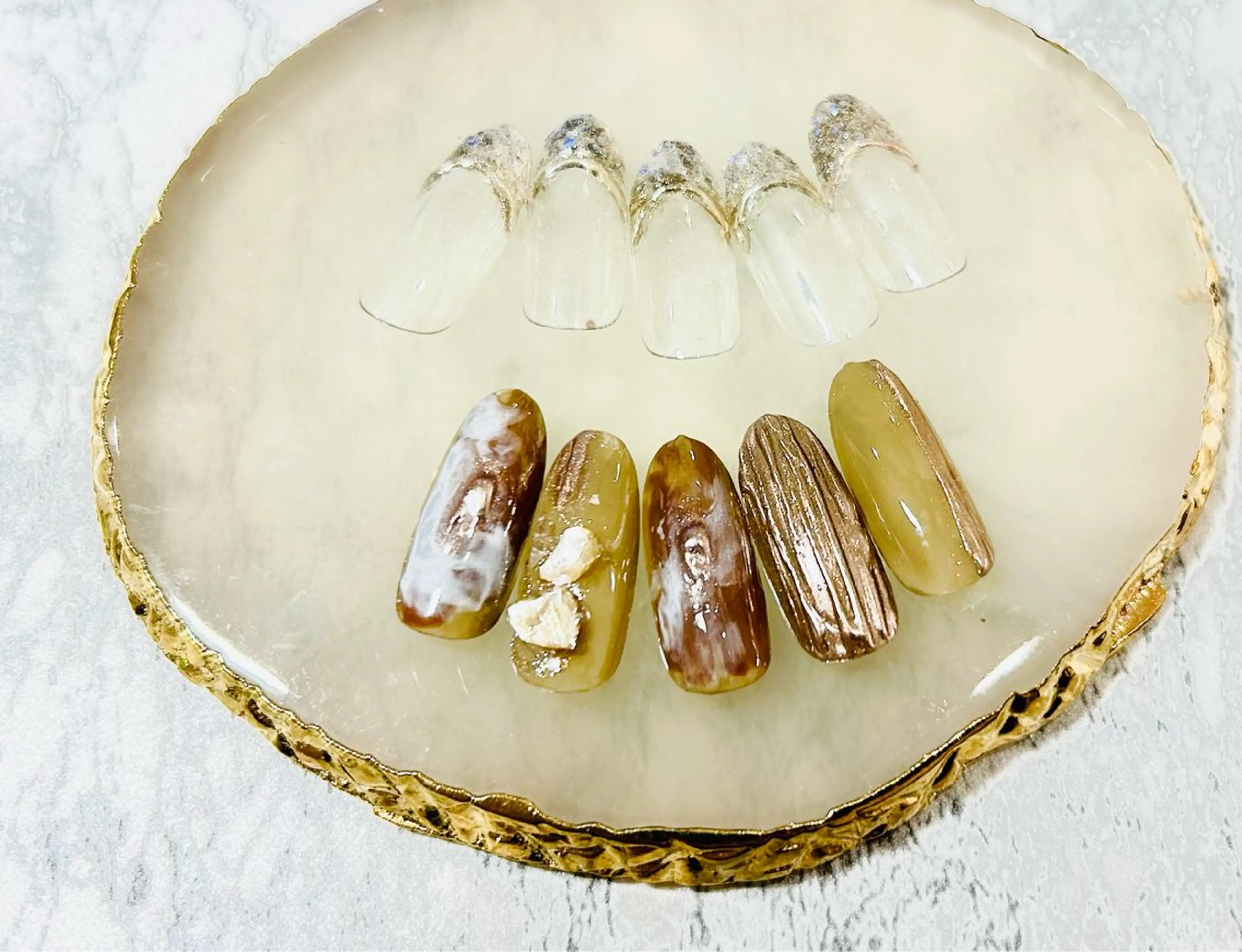 ネイル フラッシュネイル フットネイル フレンチネイル ラメ(グリッター) ラメグラデーション H3(エイチスリー)所属・H3 hitoのネイルデザイン