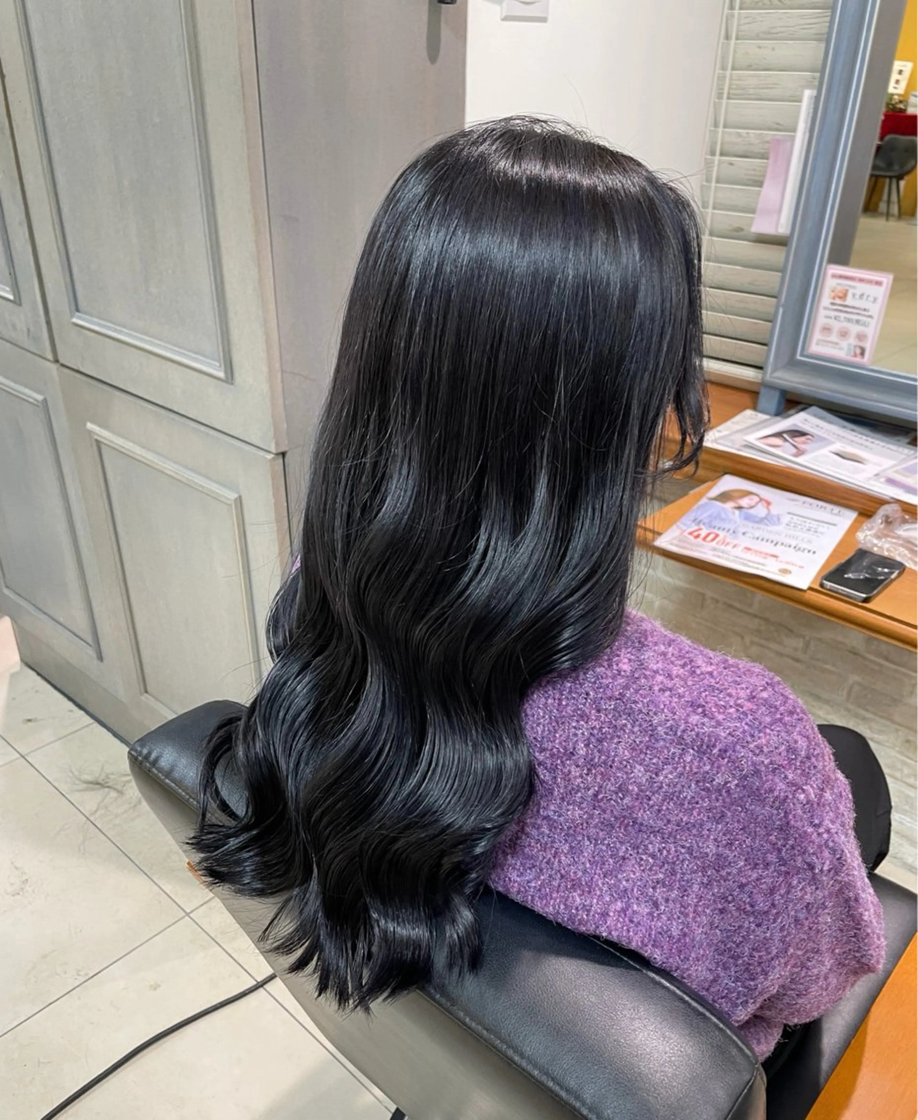 ロング カラー 透明感カラー🎀／ マツエクのヘアスタイル