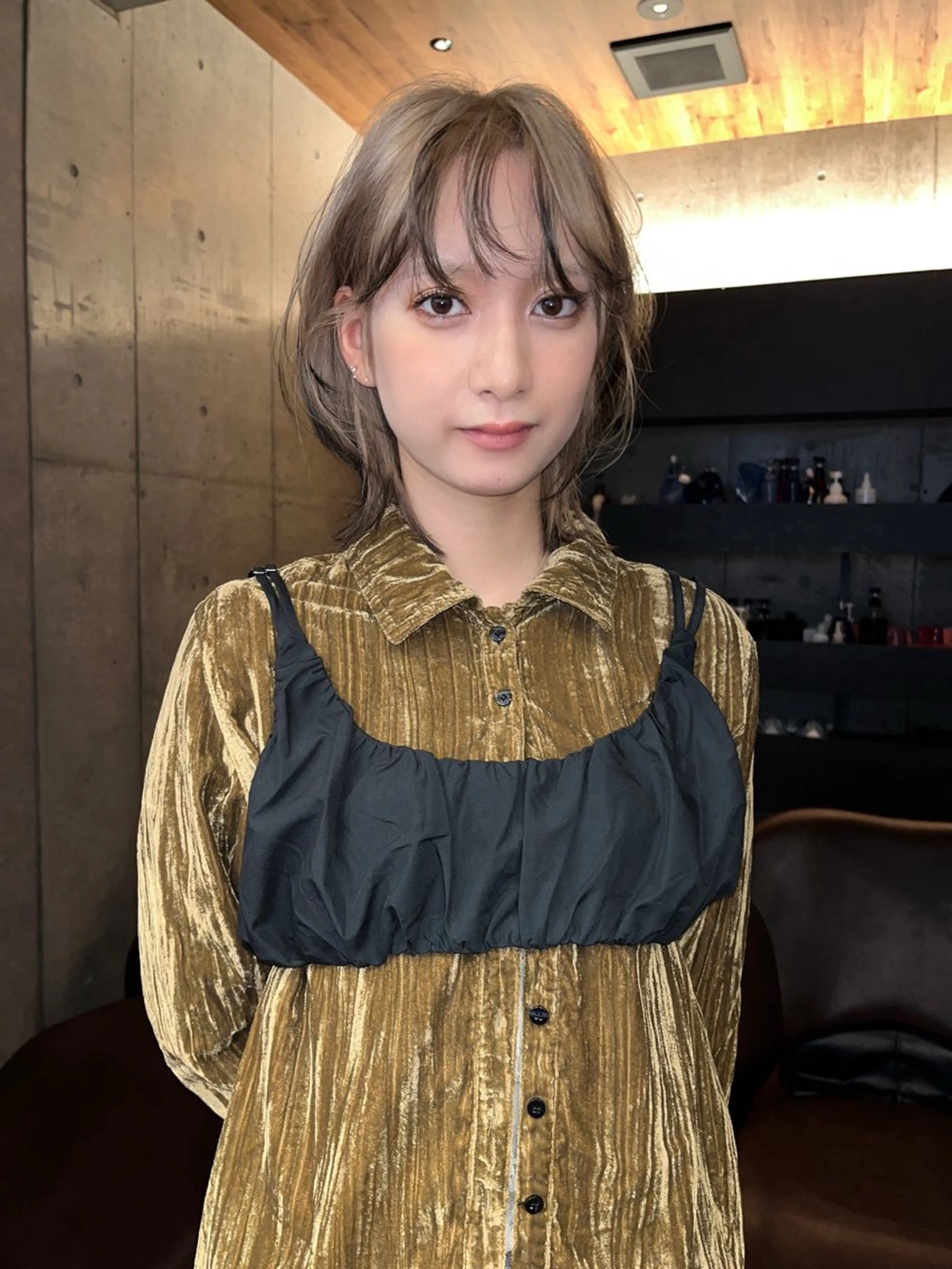 ミディアム NANA/ 暖色カラー/ボブのヘアスタイル