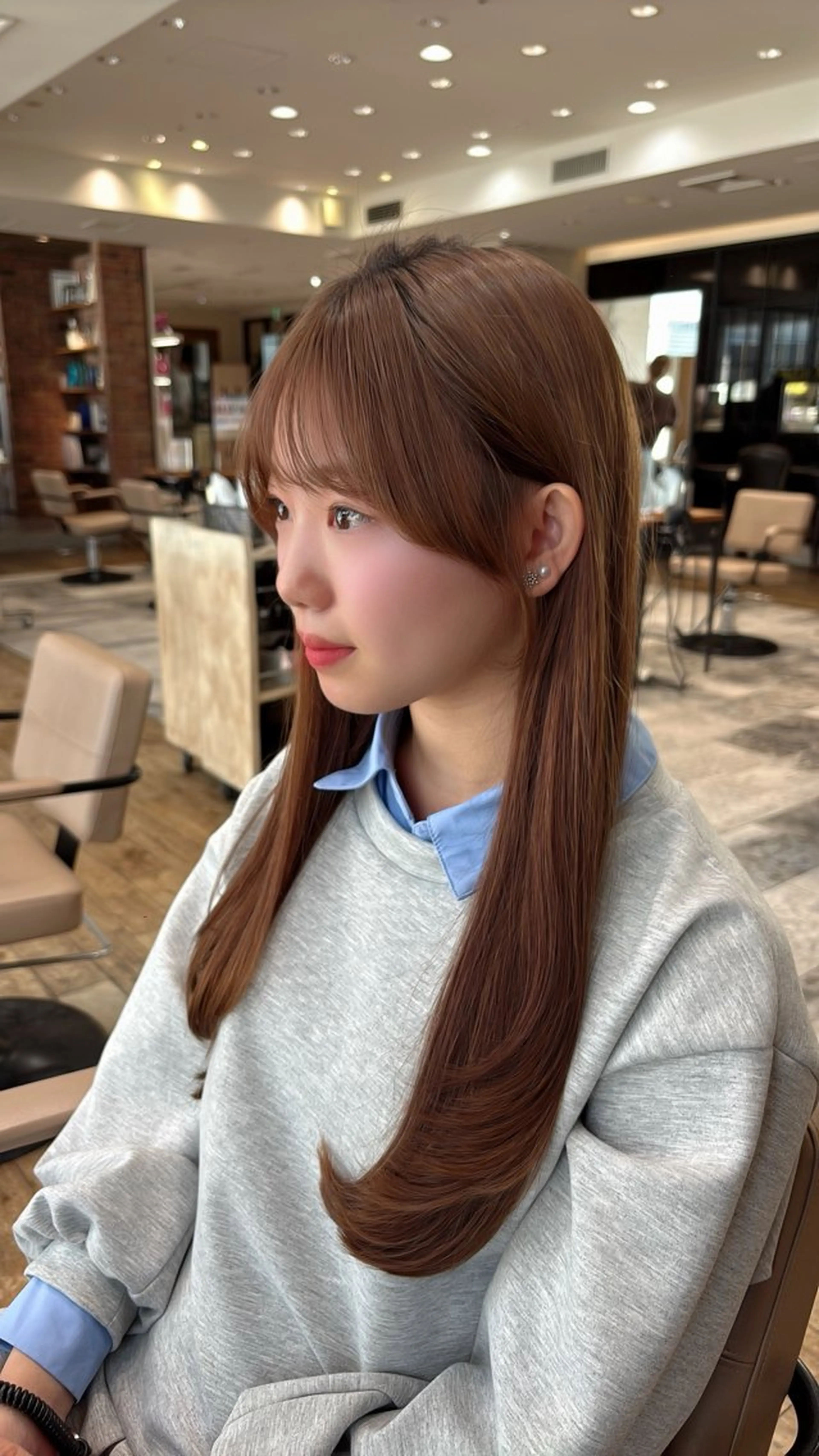 ロング 透明感🫧 佐藤歩夢のヘアスタイル