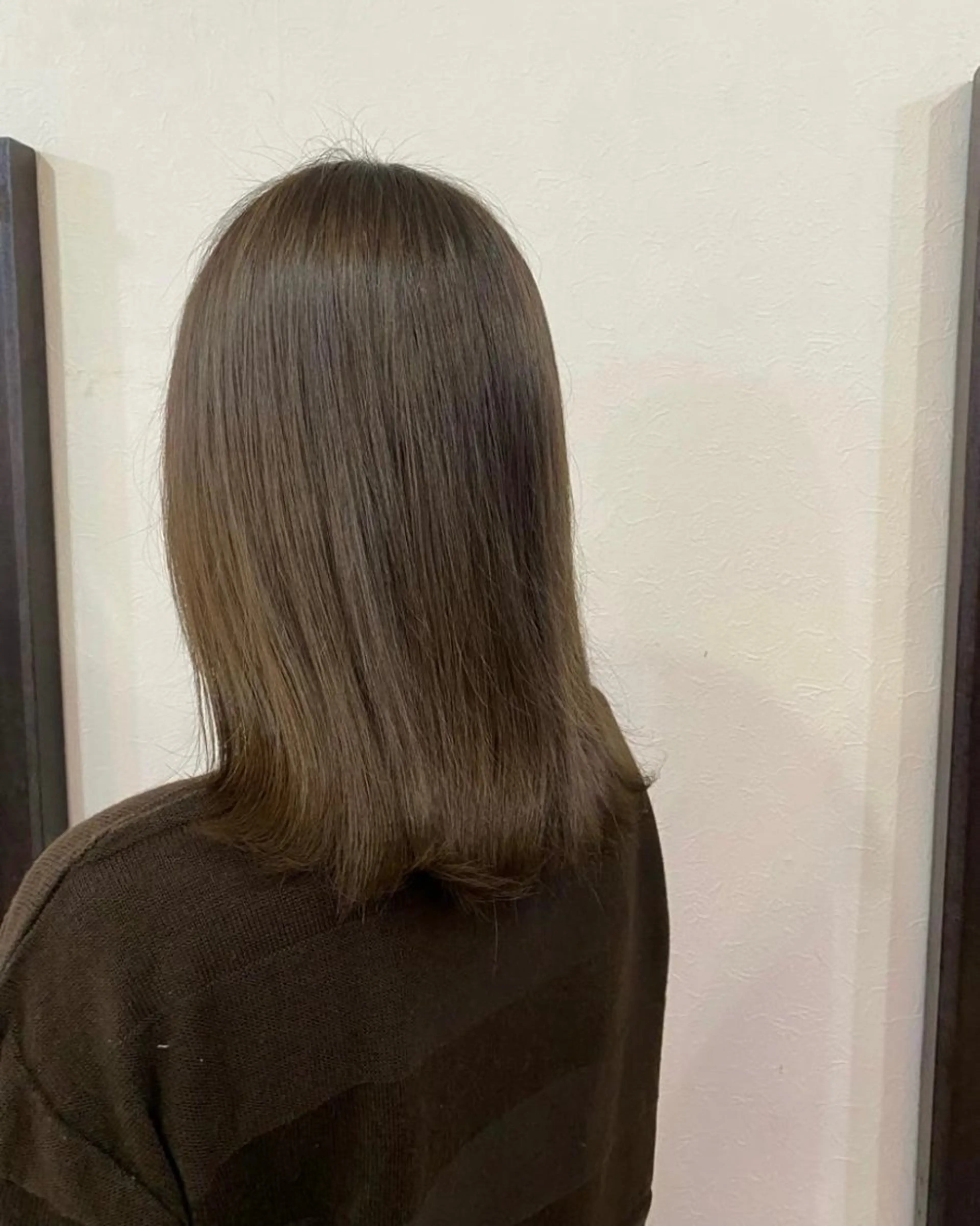 カラー ヘアカラー トリートメント RINA🦋 【韓国風/艶髪】のヘアスタイル