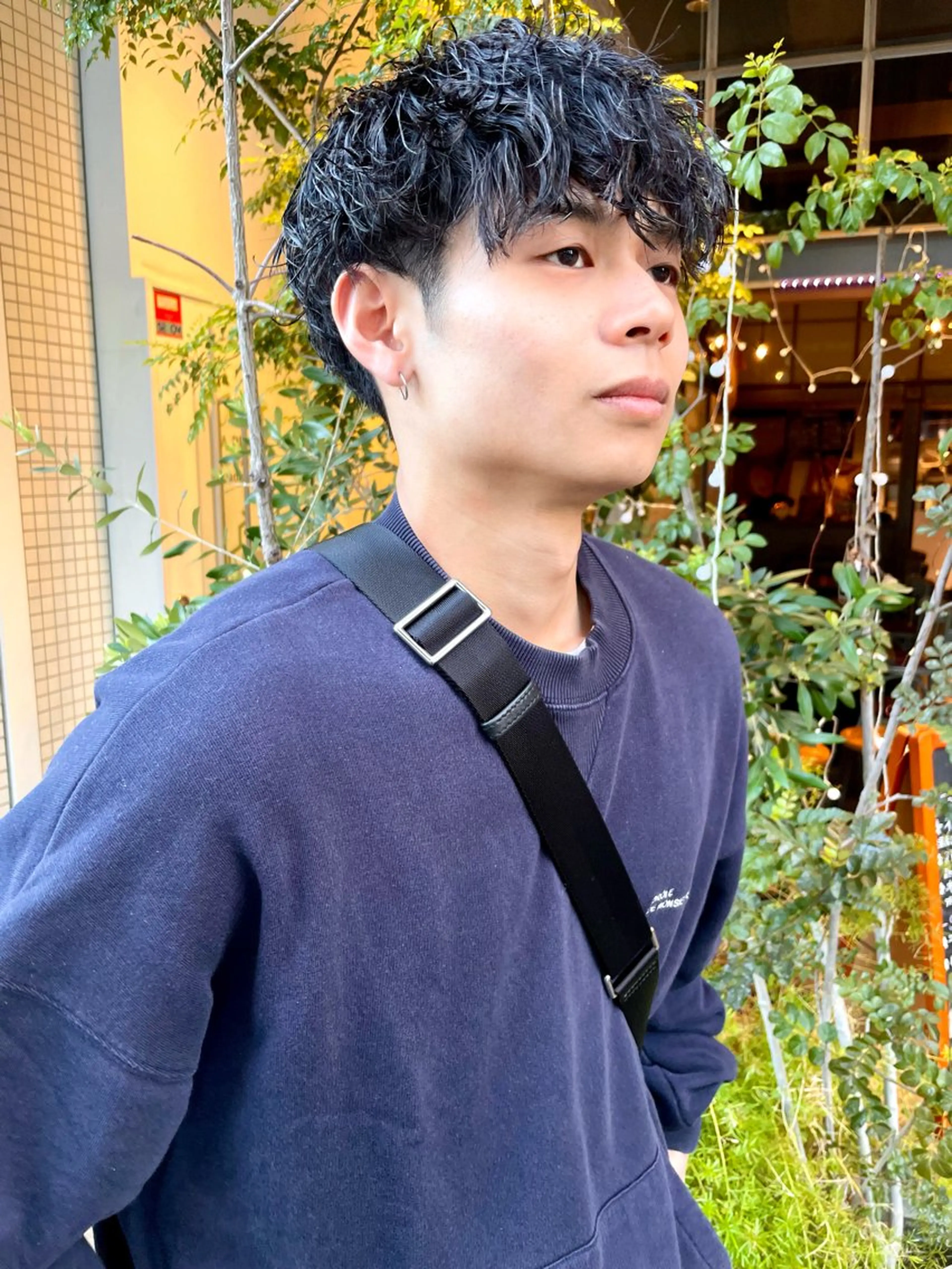 ショート パーマ カット/パーマモデル 林本　南壱人のヘアスタイル