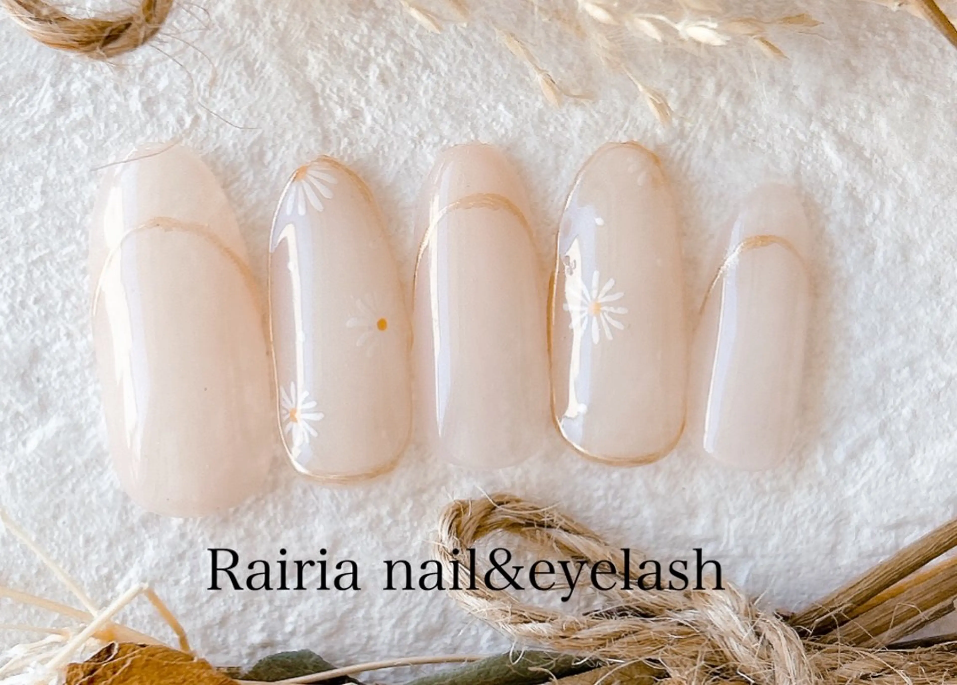 ネイル アートネイル ジェルネイル 持ち込み ニュアンスネイル パラジェル Rairia nail本八幡店のネイルデザイン
