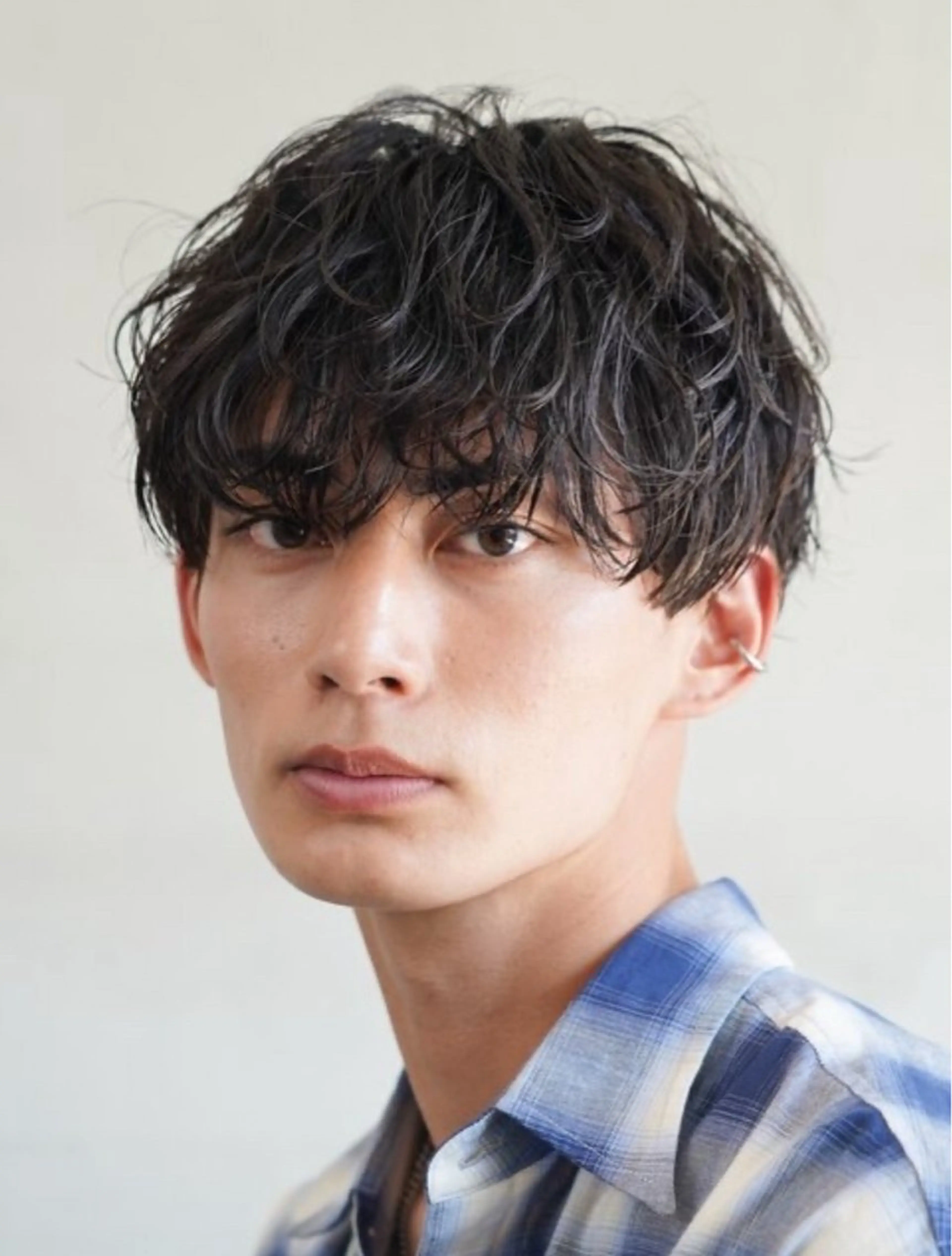 パーマ メンズ メンズパーマ 波巻きパーマ スパイラルパーマ カット パーマ 🎀メンズパーマ☆ 艶カラー☆Syuriのヘアスタイル