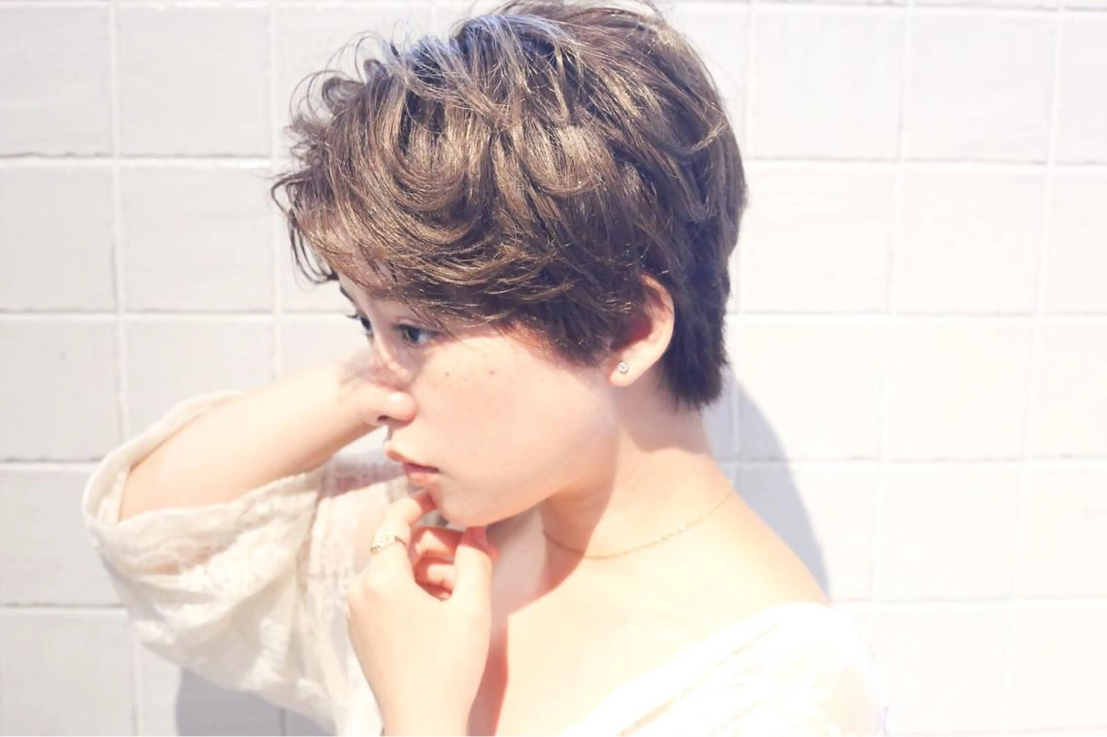 ショート カラー 再現度&髪質改善 LISAのヘアスタイル