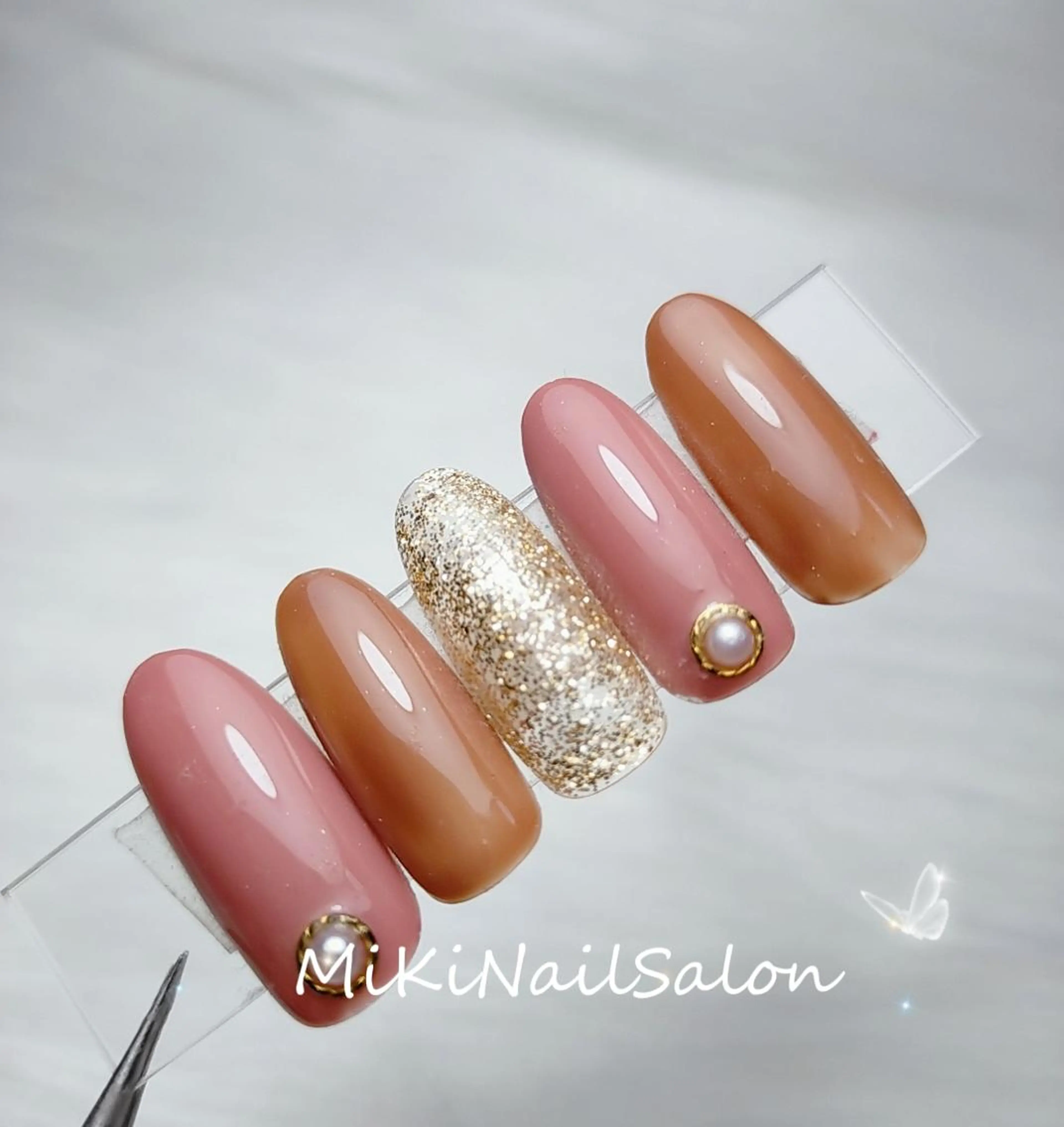 ネイル 長さ出し ジェルネイル 持ち込み ワンカラーネイル 春ネイル ハンドネイル 🎀Yumi✨ 長さ出し専門のネイルデザイン