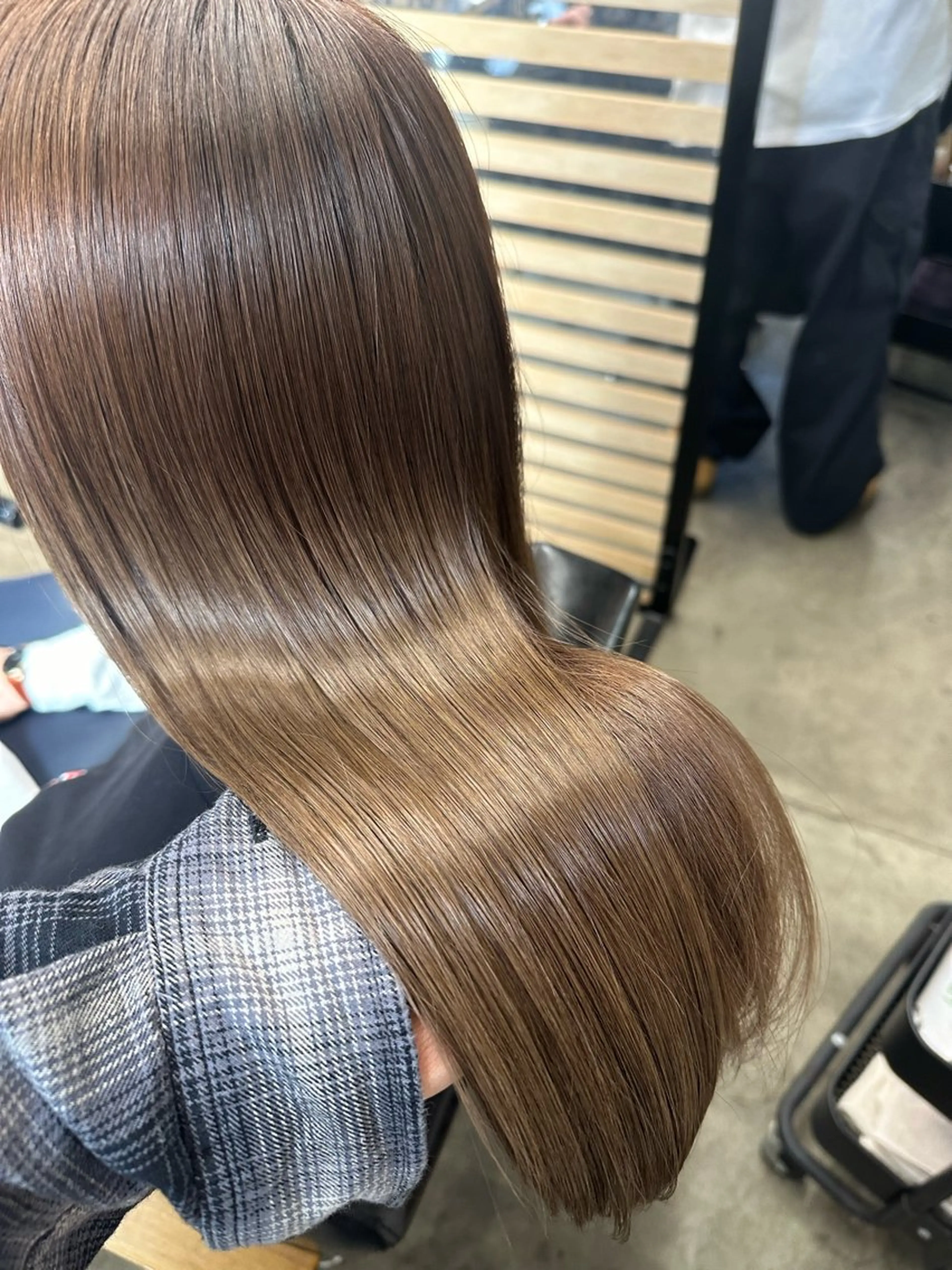 セミロング 髪質改善 カット ヘアカラー トリートメント ひろし/髪質改善/ 縮毛矯正/上品✨のヘアスタイル