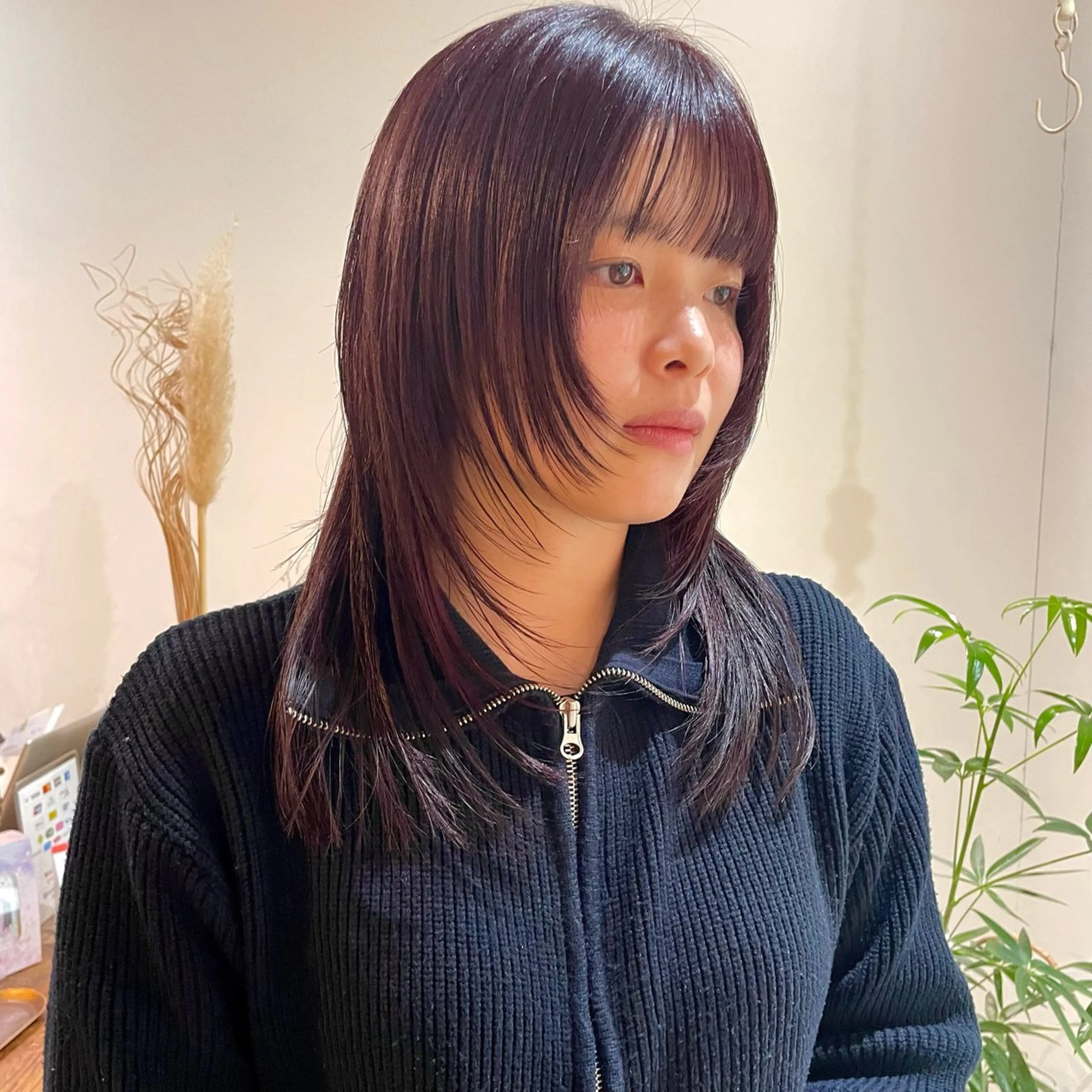 【minimo限定価格🎟】カット+Rheaカラー+Aujua4stepトリートメント🧴の写真