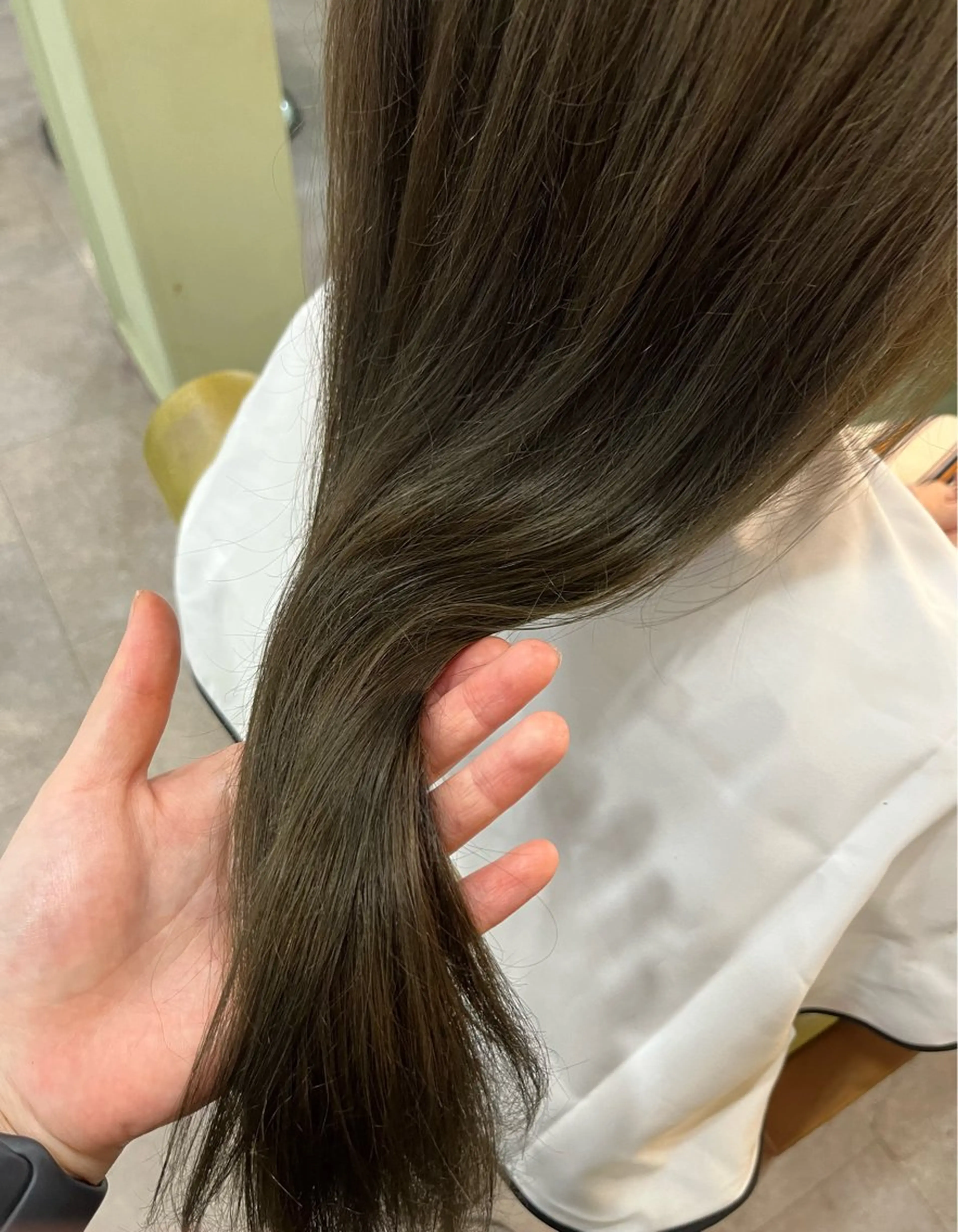 カラー ブラウンカラー オリーブブラウン GNM TOKYO GUNHEE&MUJIN所属・AYANE ◝✩韓国ヘアのヘアスタイル