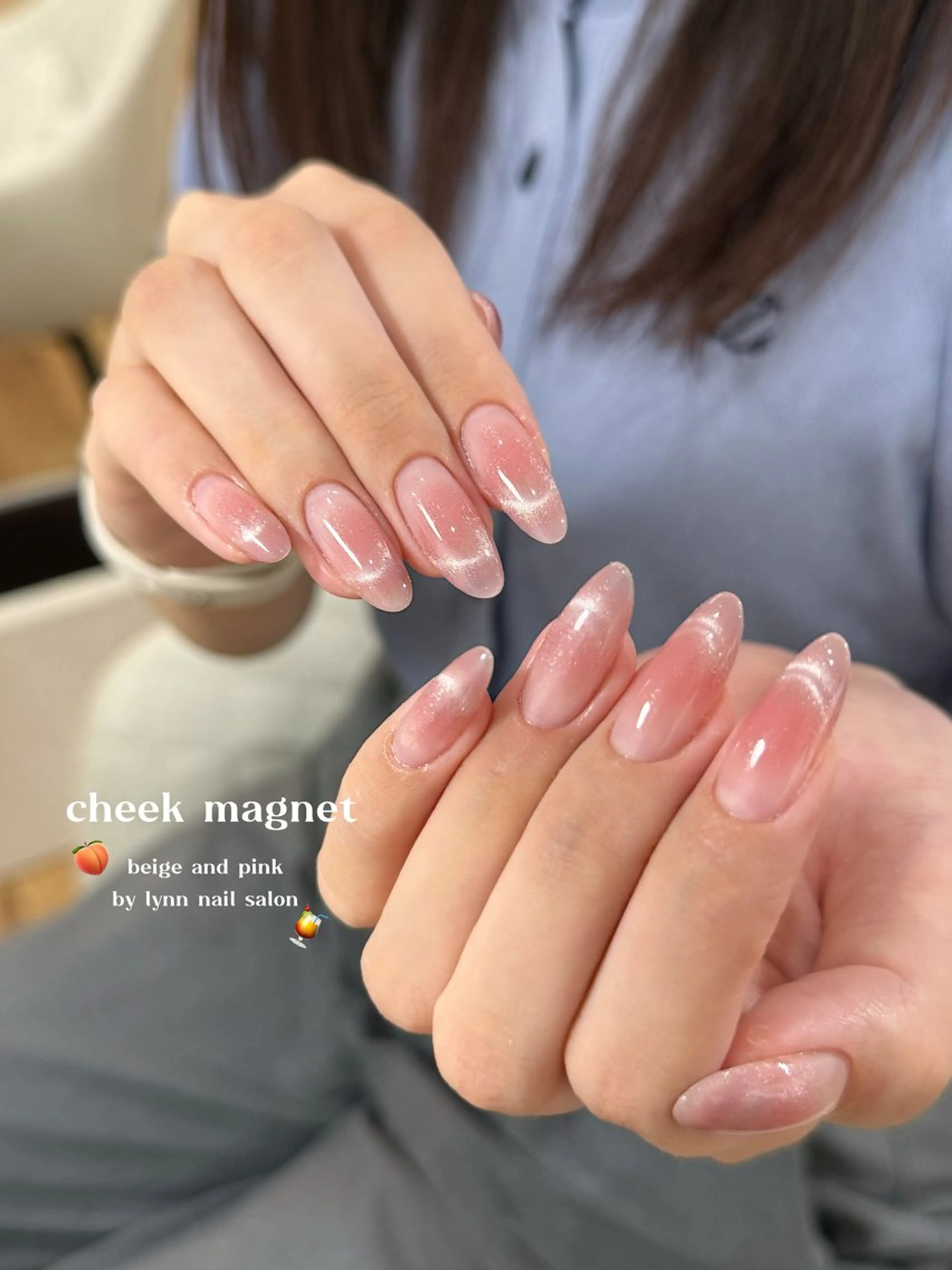 ネイル ハート 韓国ネイル オフィスネイル ワンカラーネイル シンプルネイル Lynn nail所属・Lynn nail salon🧀JRのネイルデザイン