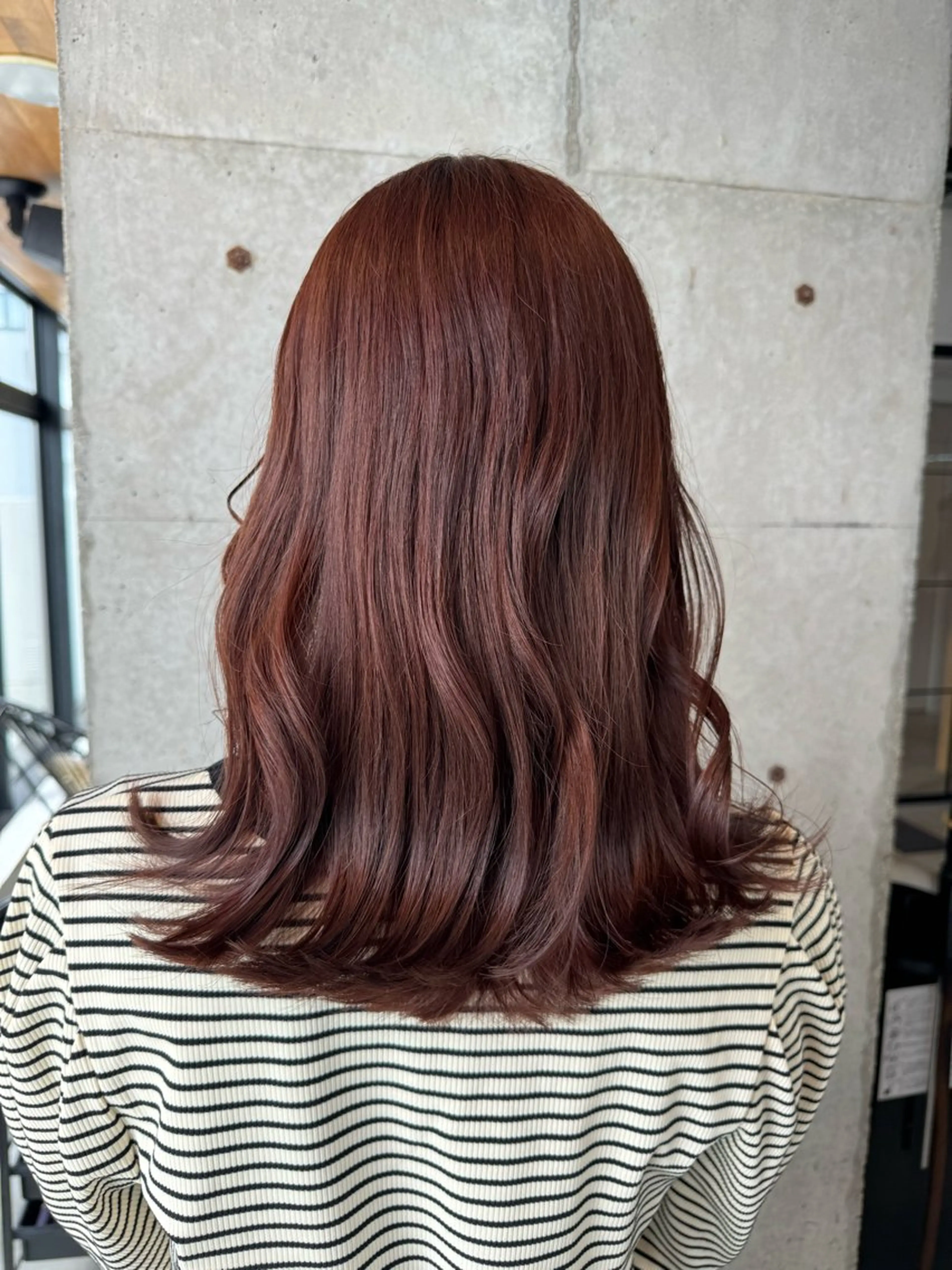ミディアム 艶カラー🤍新潟/ 小新/マオのヘアスタイル