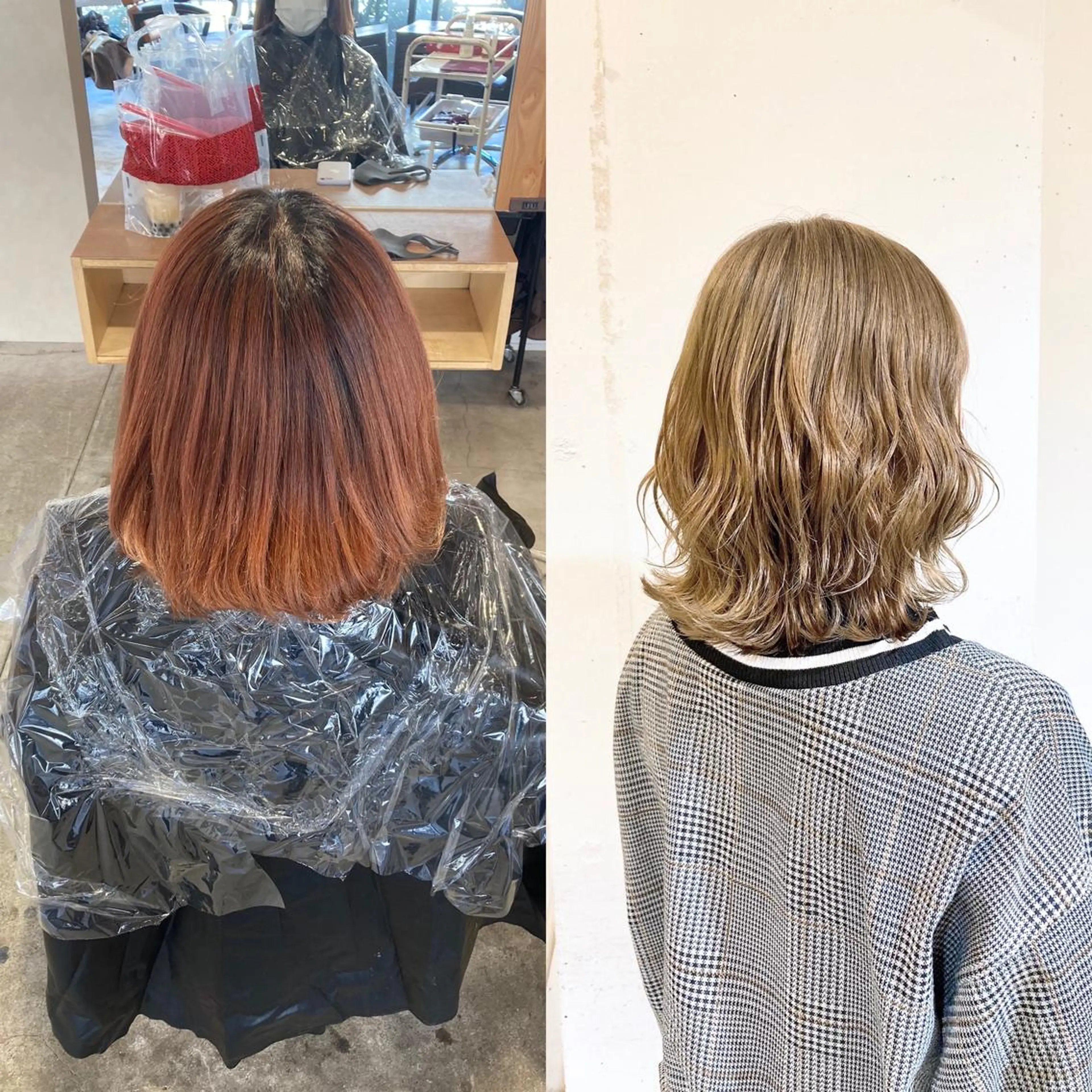 カラー ブリーチ オレンジ 💗モテ髪 ハイトーンあや💗のヘアスタイル
