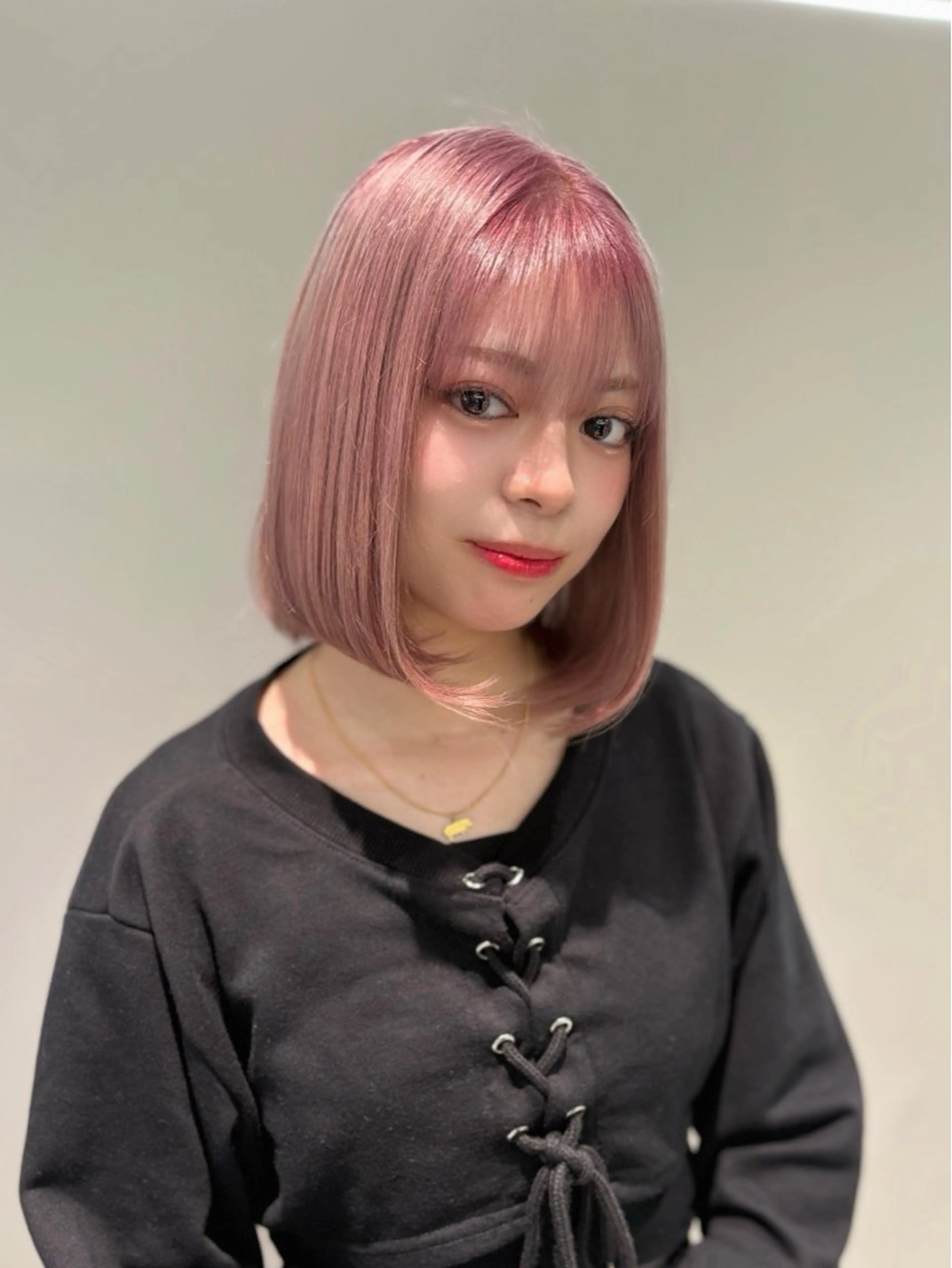 カラー ヘアカラー Harune/うる艶 ハイトーンのヘアスタイル