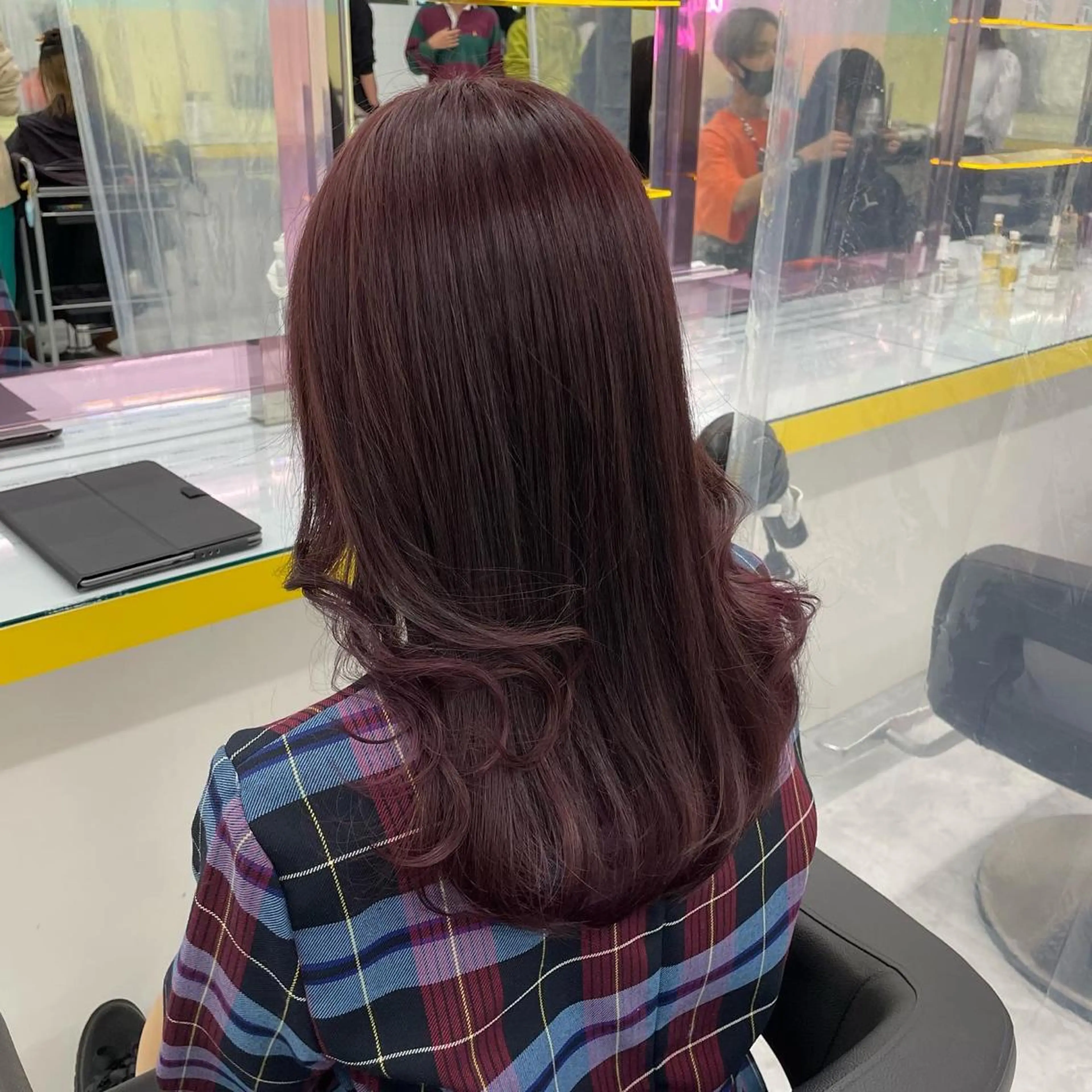 ミディアム カラー パーマ ヘアアレンジ メンズ アイブロウ ヘアカラー トリートメント ヘッドスパ ヘアセット 💜寒色特化 門脇誠弥💜のヘアスタイル