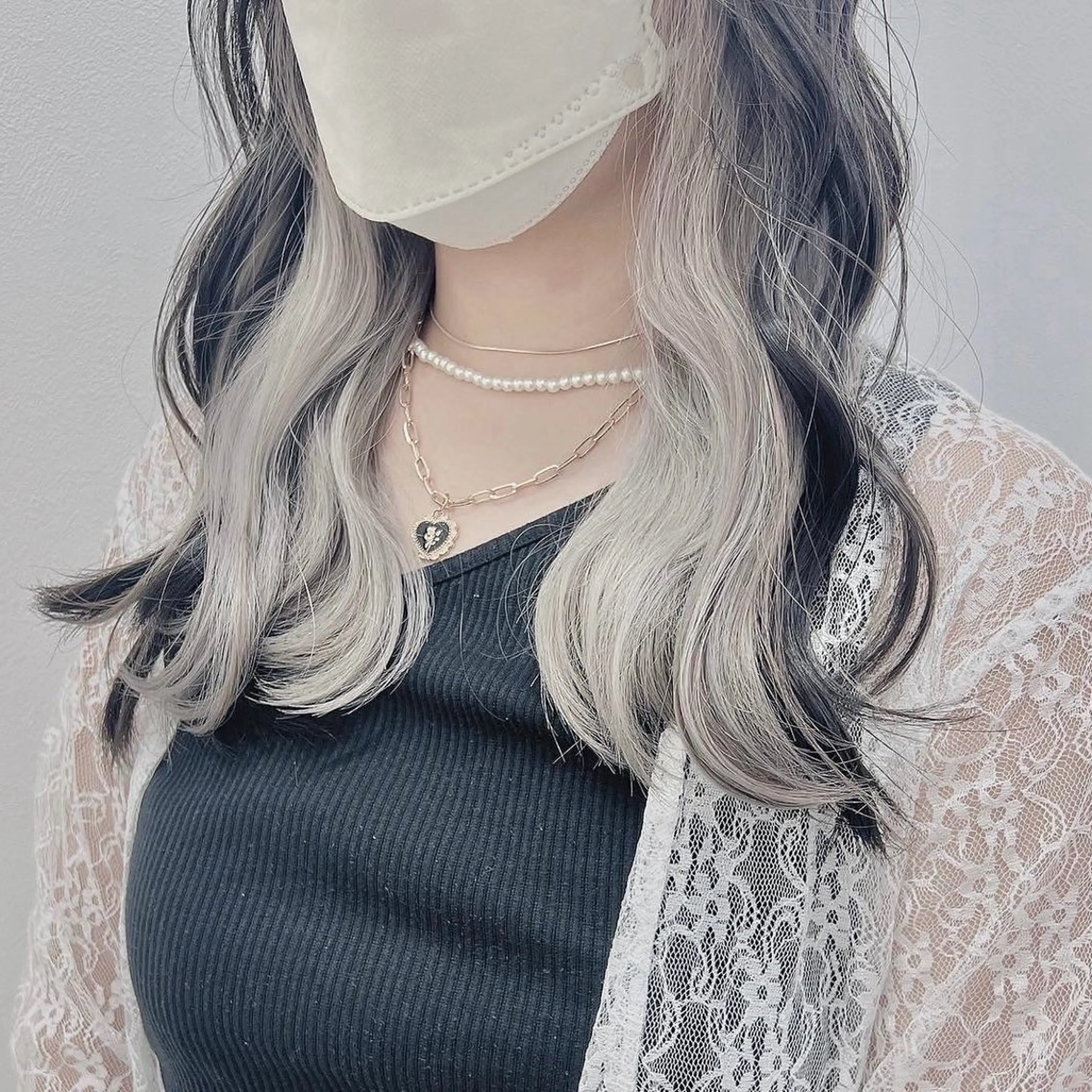 セミロング カラー 💫トレンドパーマ 友輝💫のヘアスタイル