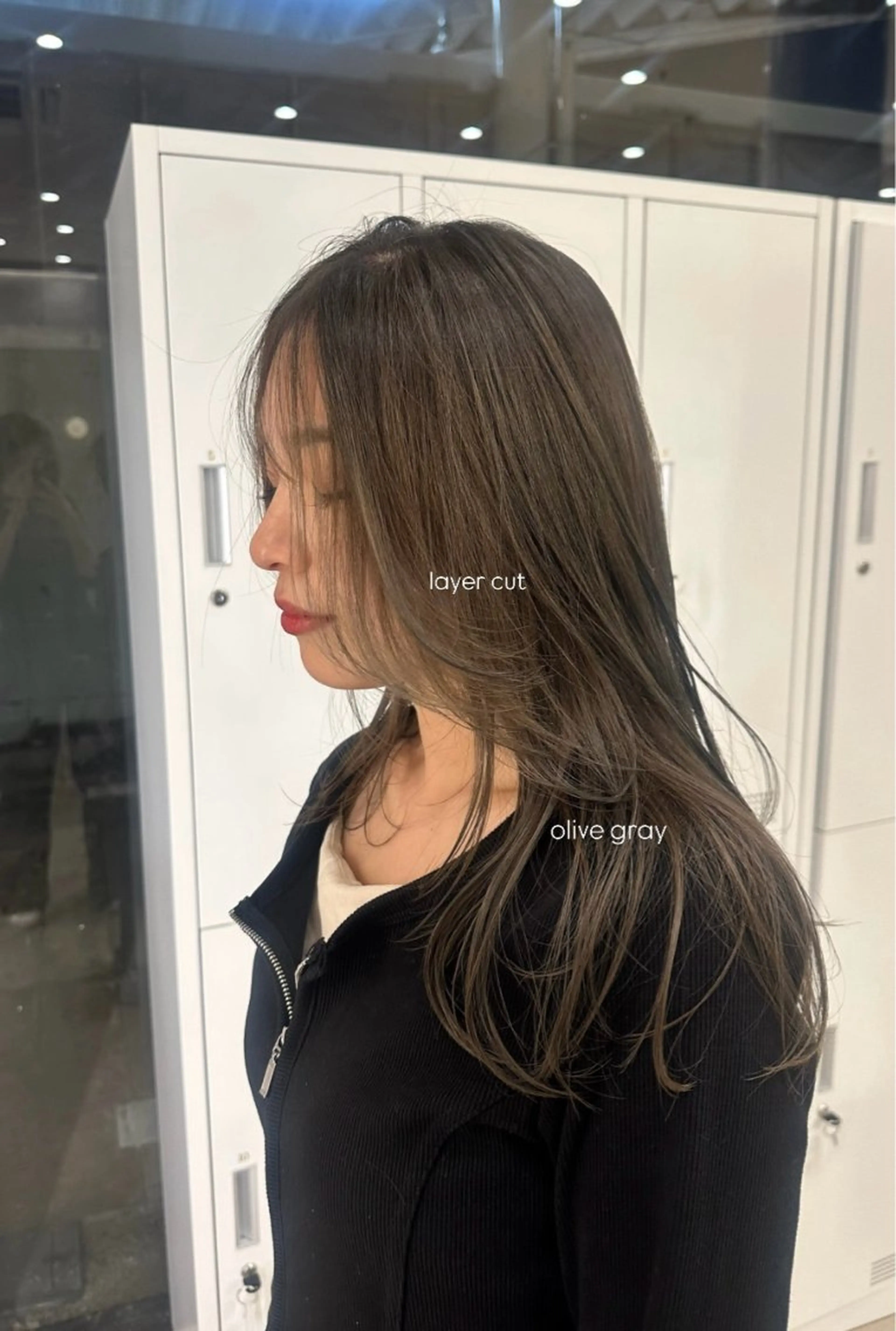 ロング カラー ブリーチ 似合わせカット 骨格補正カット/ 宮城麗可のヘアスタイル